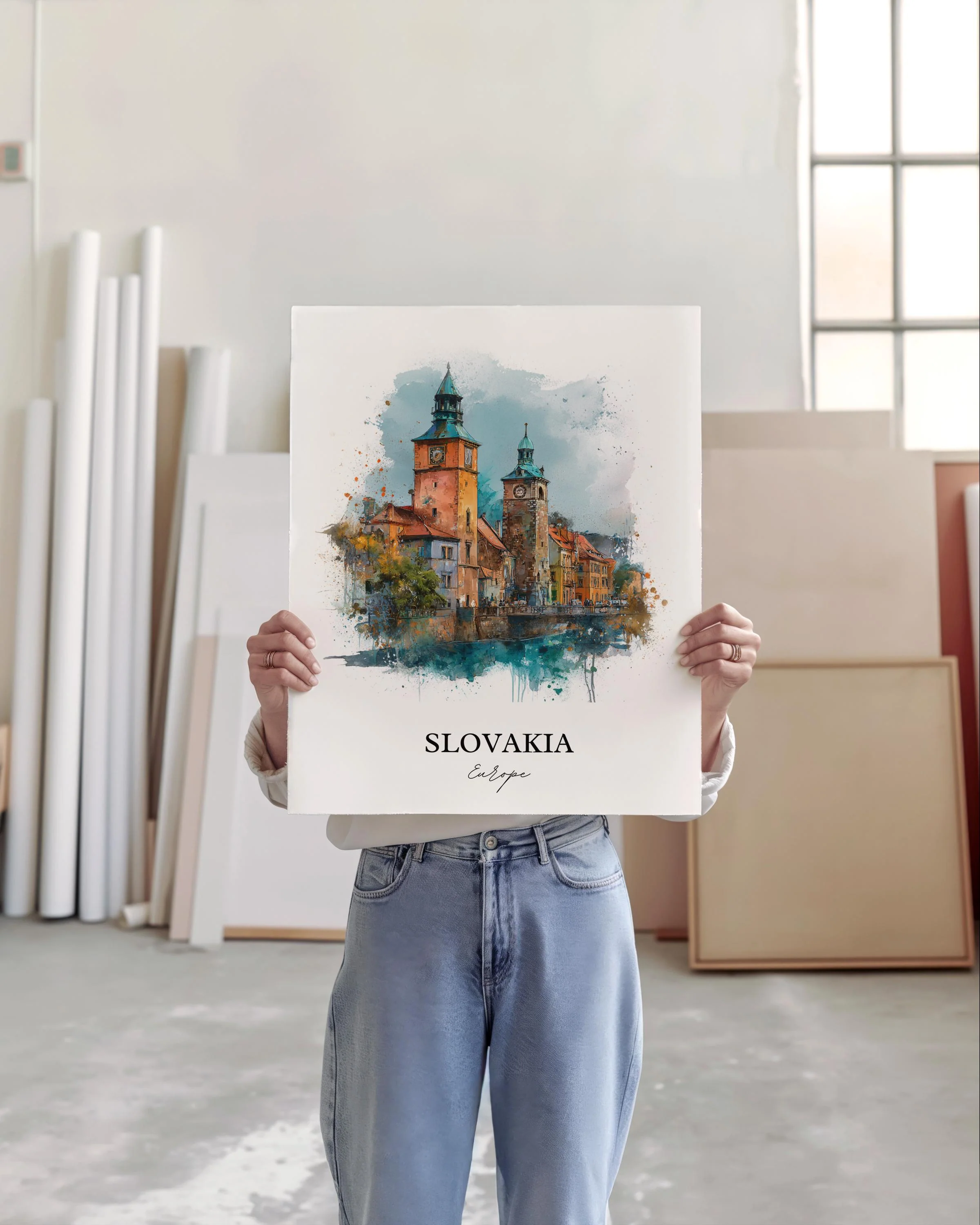 Slovakia, Europe – Watercolor Art Print - Image 5