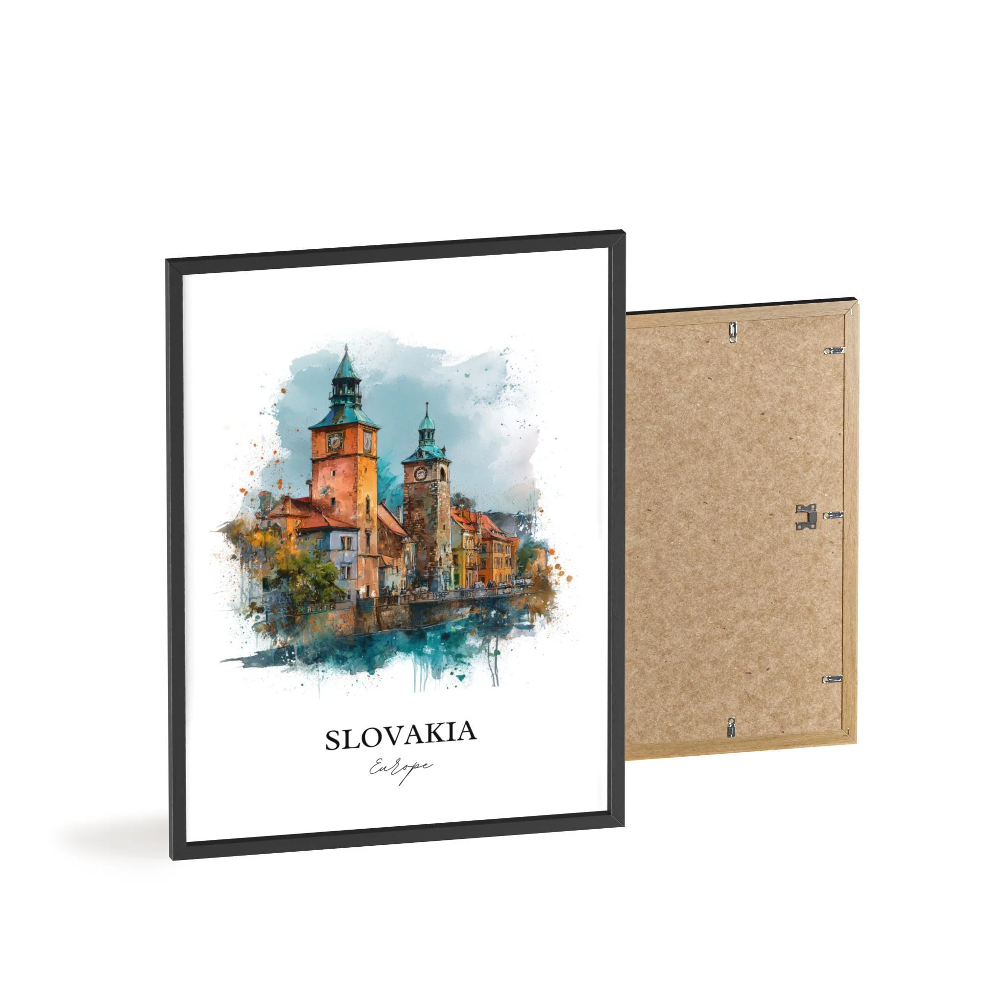 Slovakia, Europe – Watercolor Art Print - Image 8