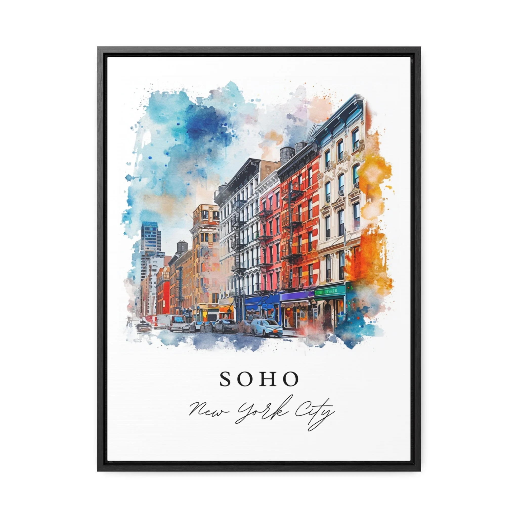 SoHo, NYC, New York – Watercolor Art Print - Image 6