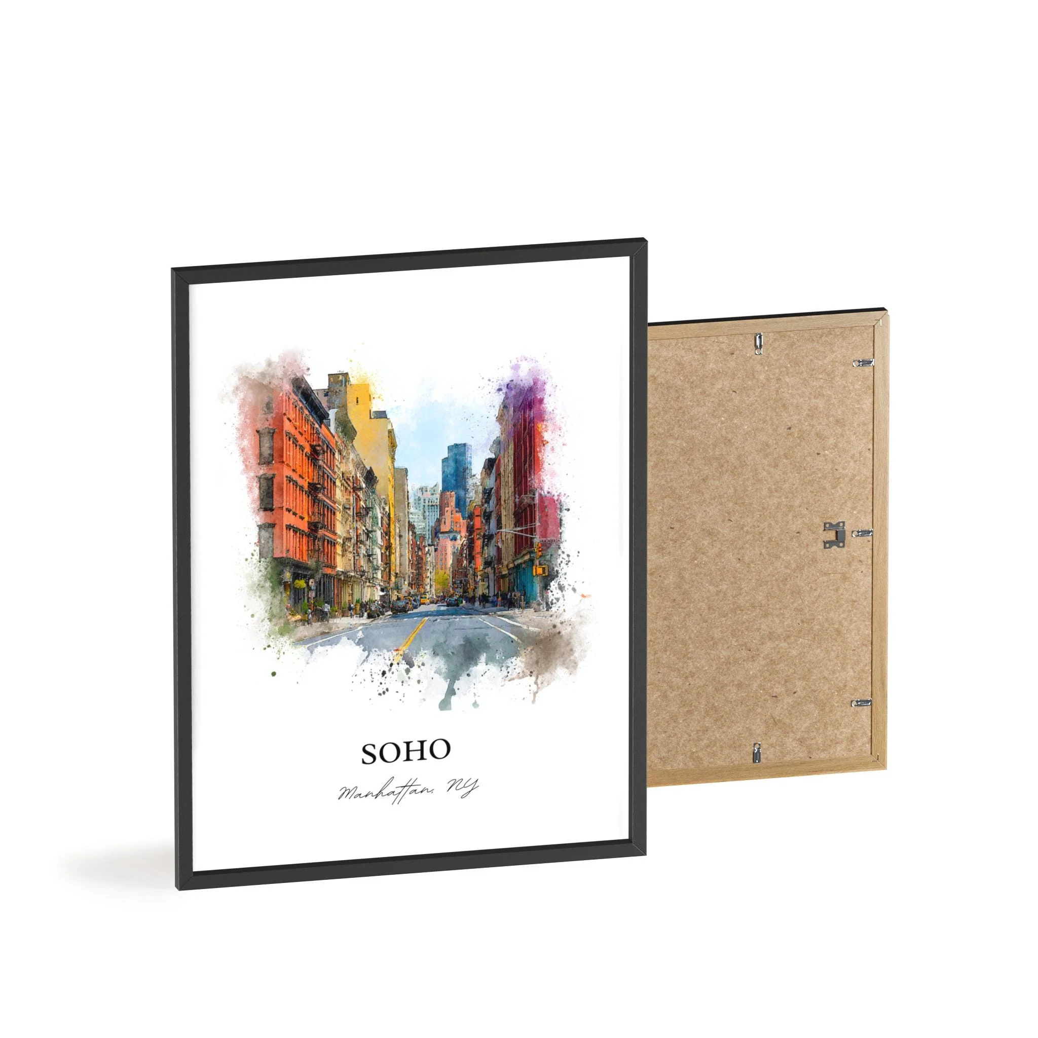 Soho, New York – Watercolor Art Print - Image 8