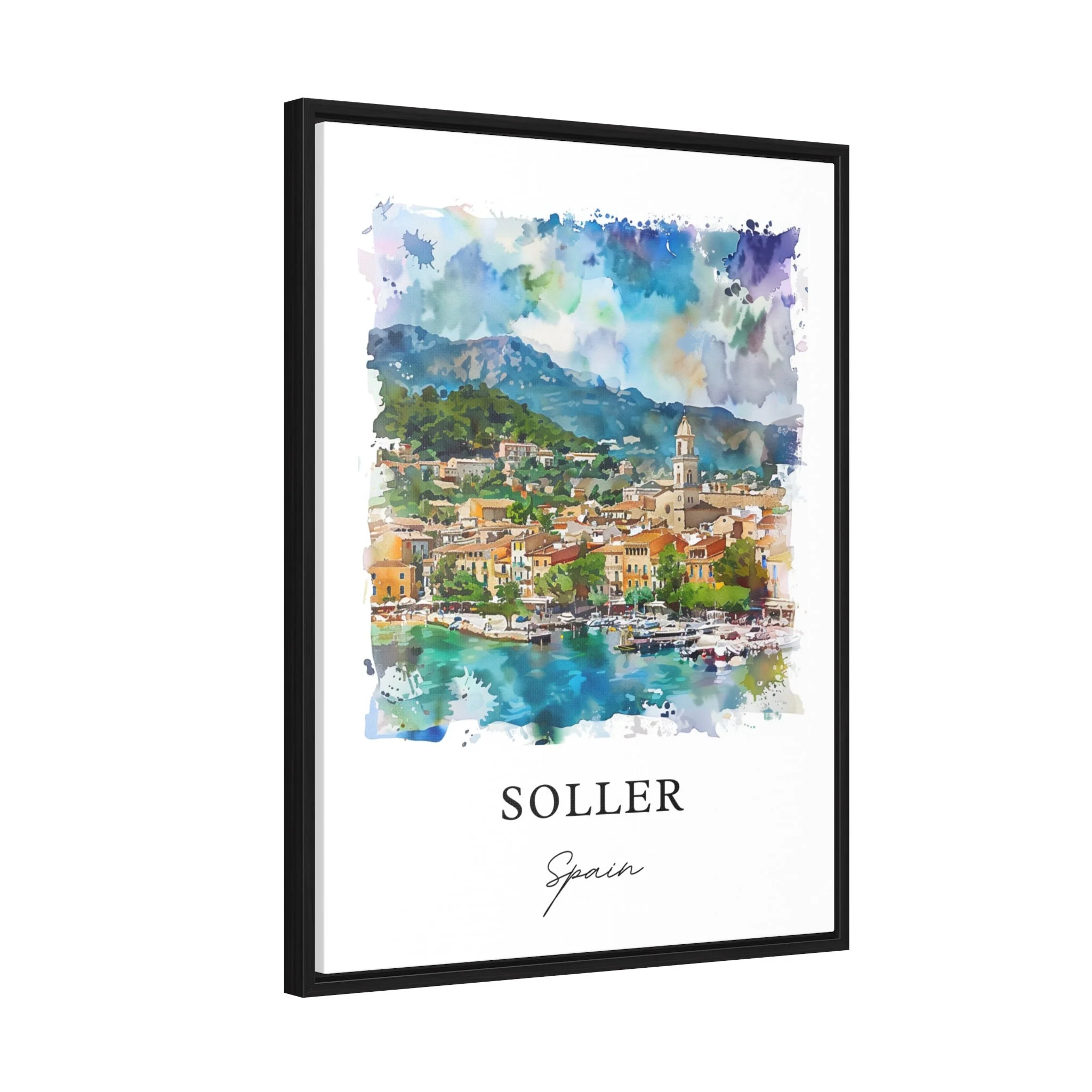 Soller, Spain – Watercolor Art Print - Image 6