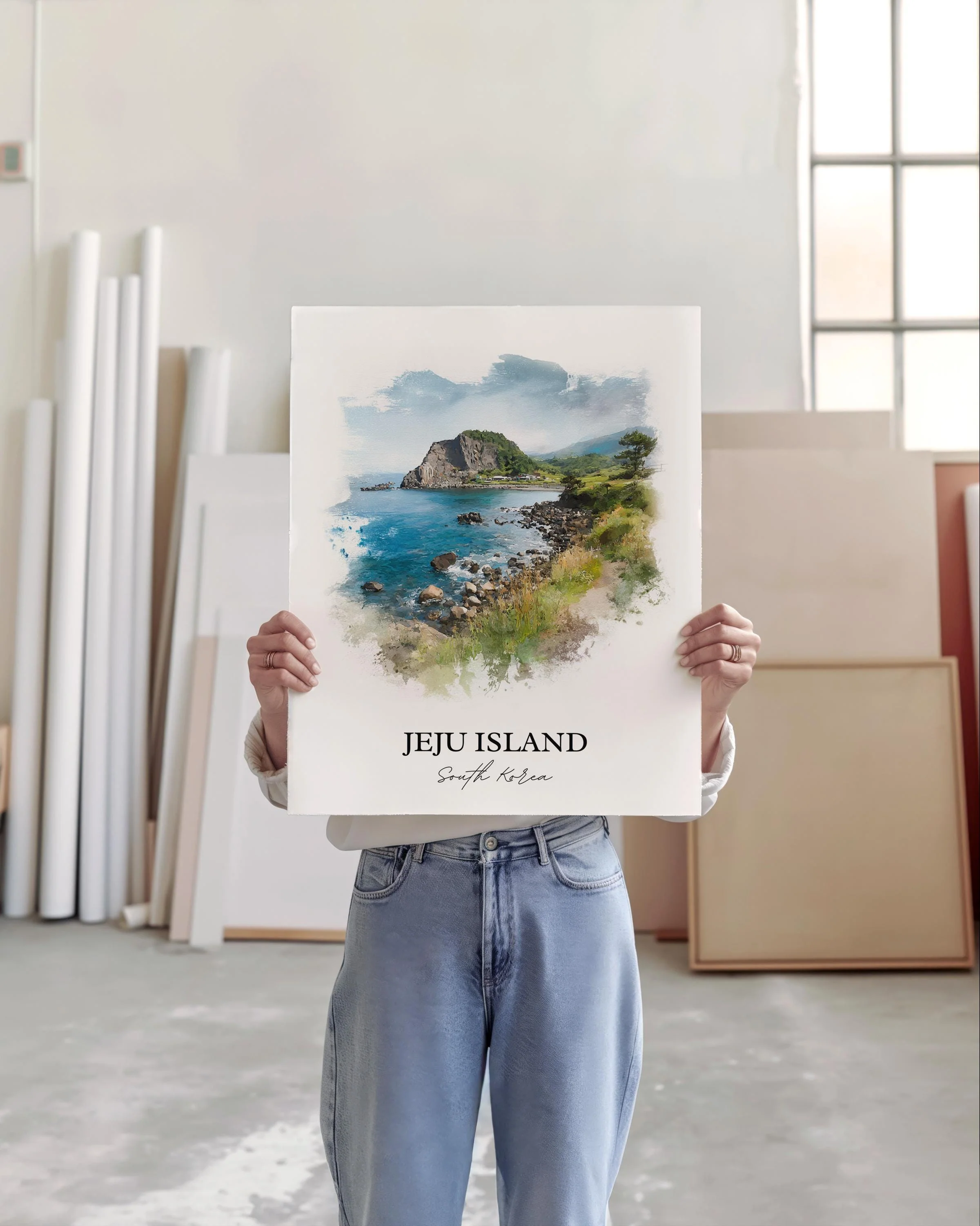 South Island, New Zealand – Watercolor Art Print - Image 5