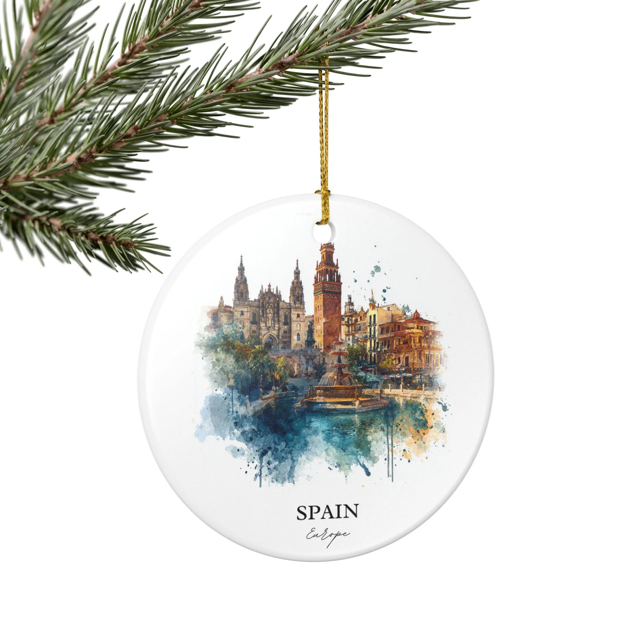Spain Ornament: Unique Spain Souvenir, Spain Xmas Decor, and Authentic Spain Travel Gift - Image 3