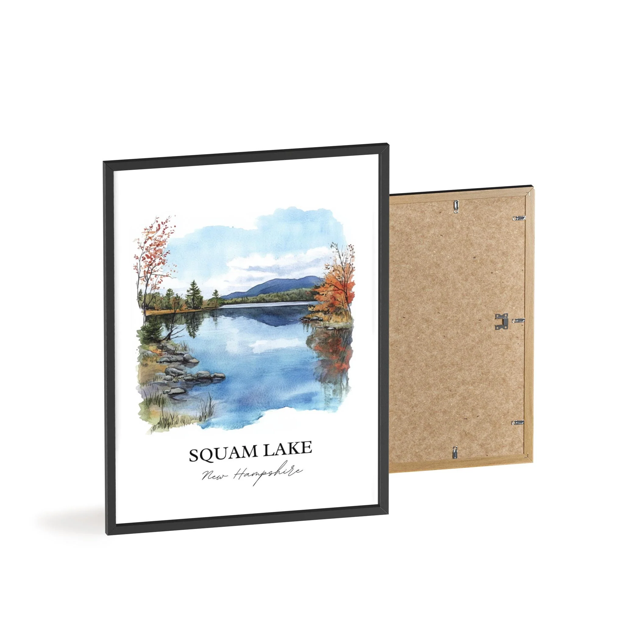 Squam Lake, New Hampshire – Watercolor Art Print - Image 8