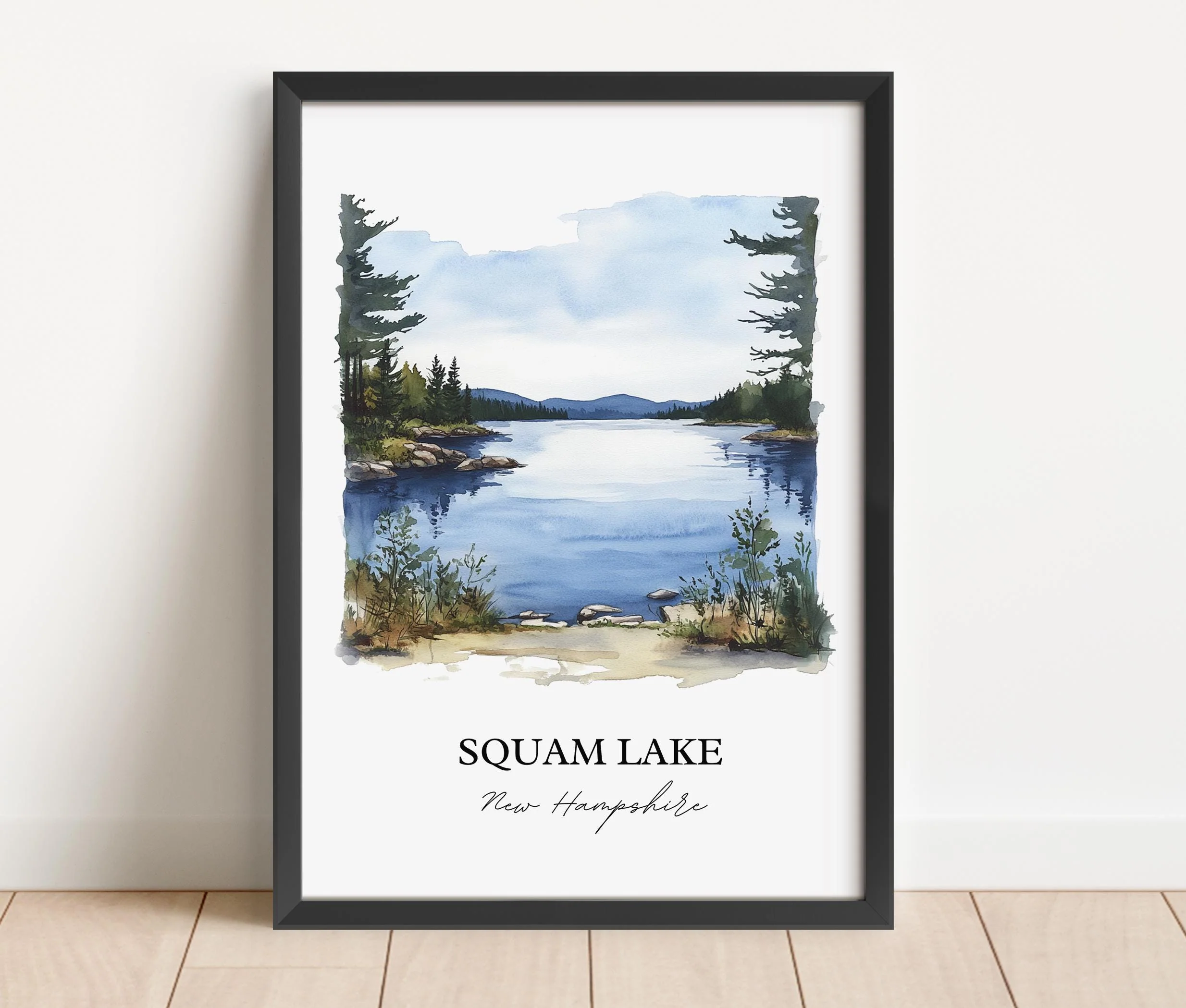 Squam Lake, New Hampshire – Watercolor Art Print - Image 5