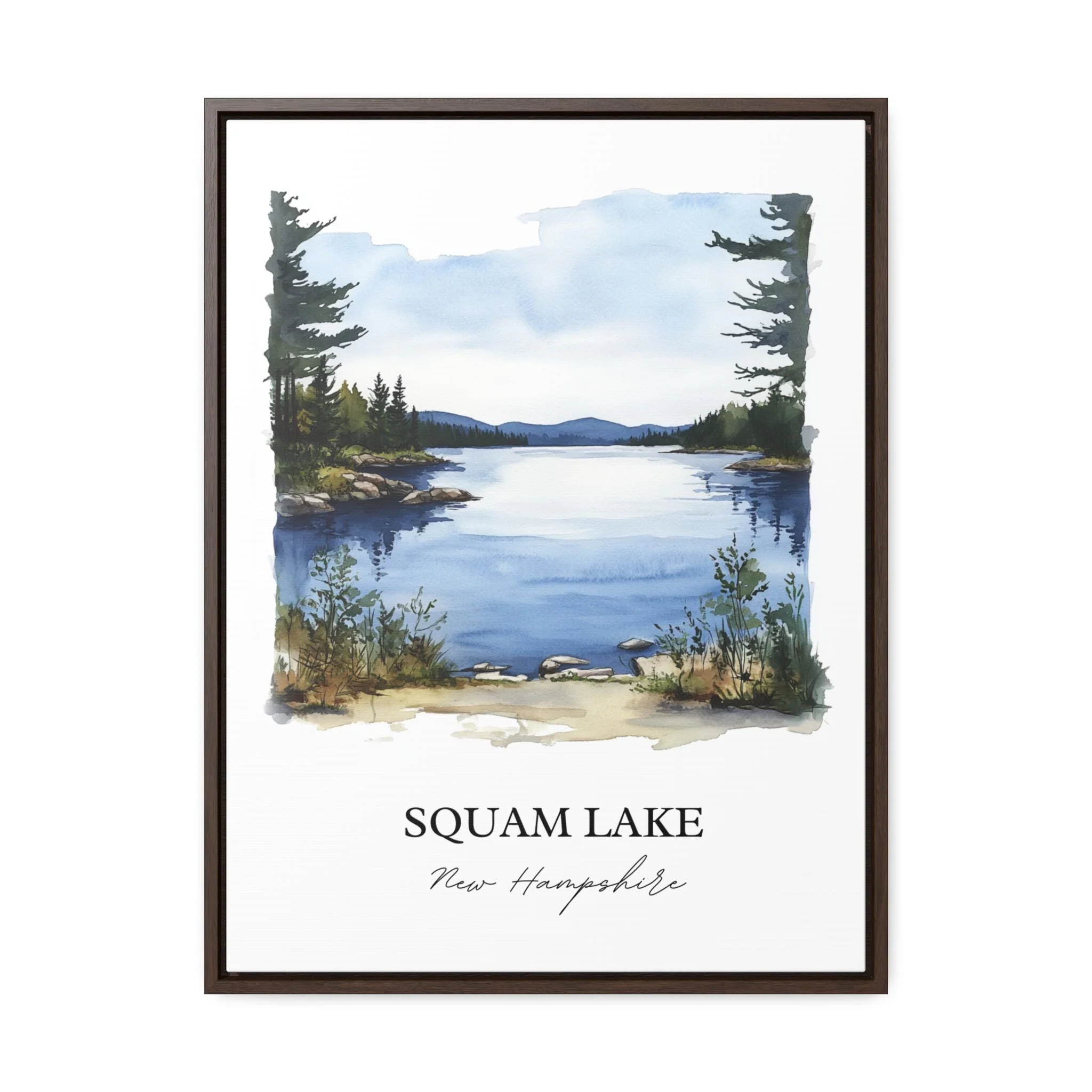 Squam Lake, New Hampshire – Watercolor Art Print - Image 7
