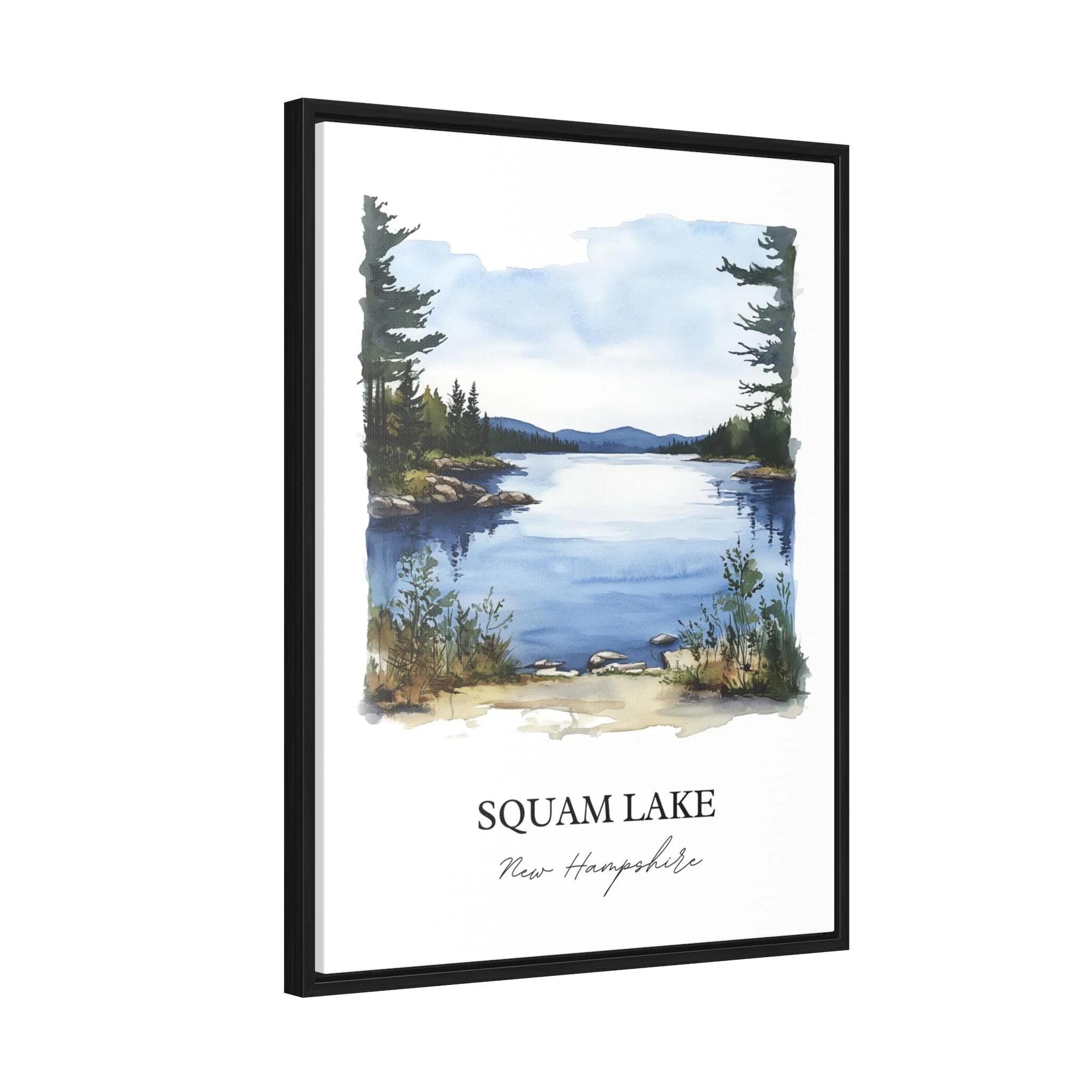 Squam Lake, New Hampshire – Watercolor Art Print - Image 8