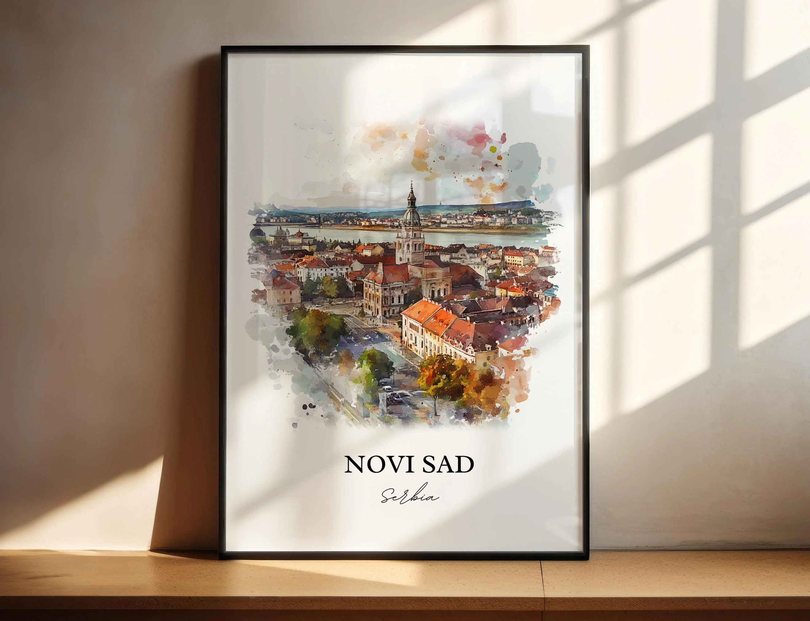 Sremski Karlovci, Serbia – Watercolor Art Print