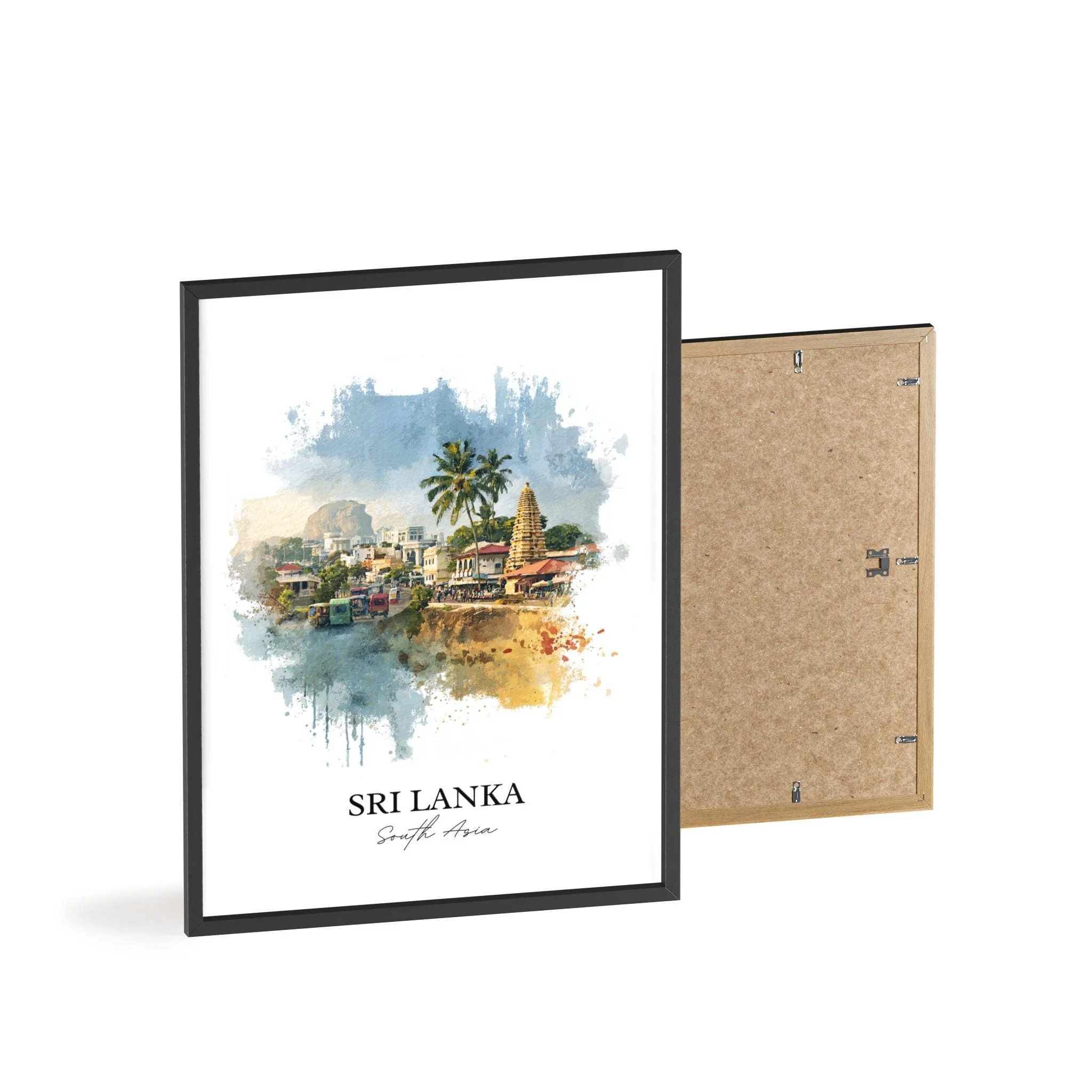 Sri Lanka, Sri Lanka – Watercolor Art Print - Image 8