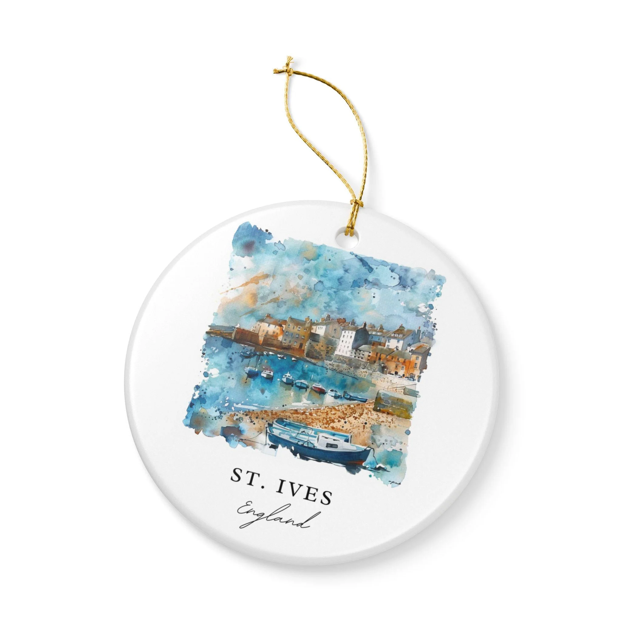 St. Ives Ornament: Unique St. Ives Souvenir, St. Ives Xmas Decor, and Authentic St. Ives England Gift - Image 4