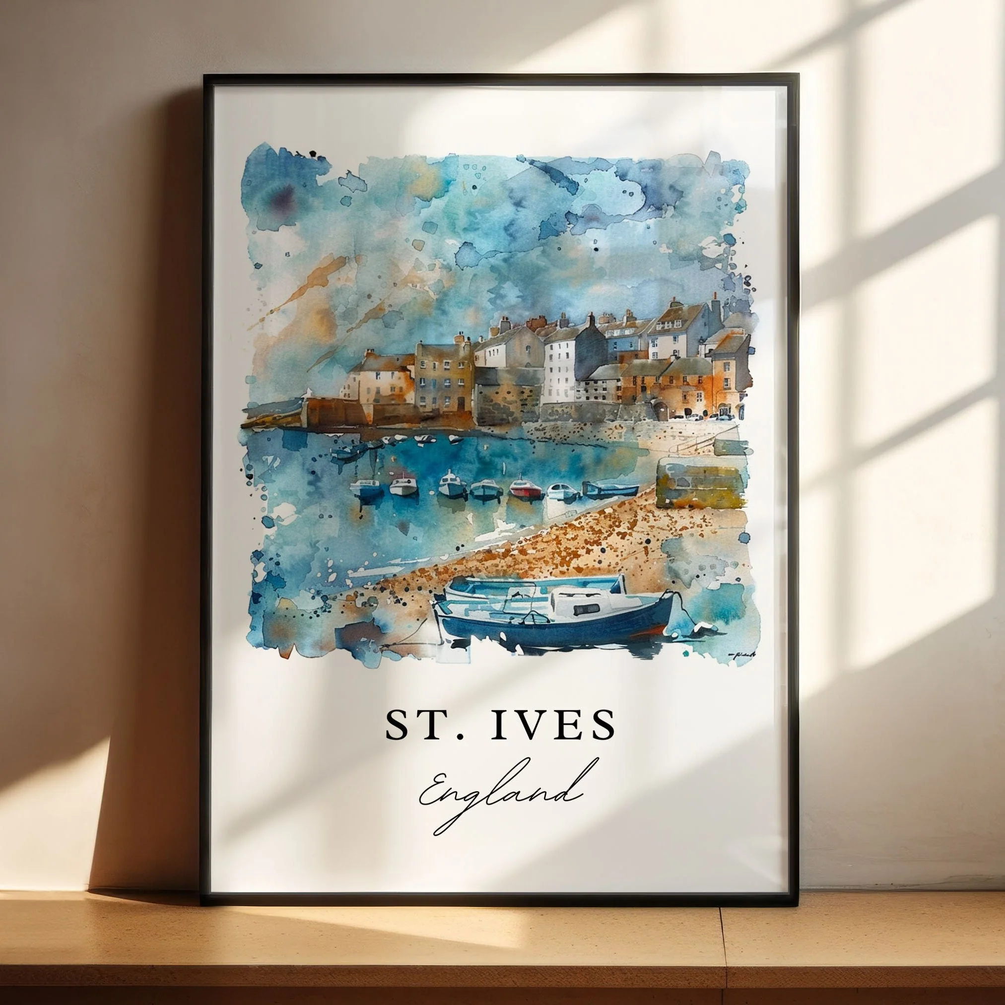 St Ives, England – Watercolor Art Print - Image 5