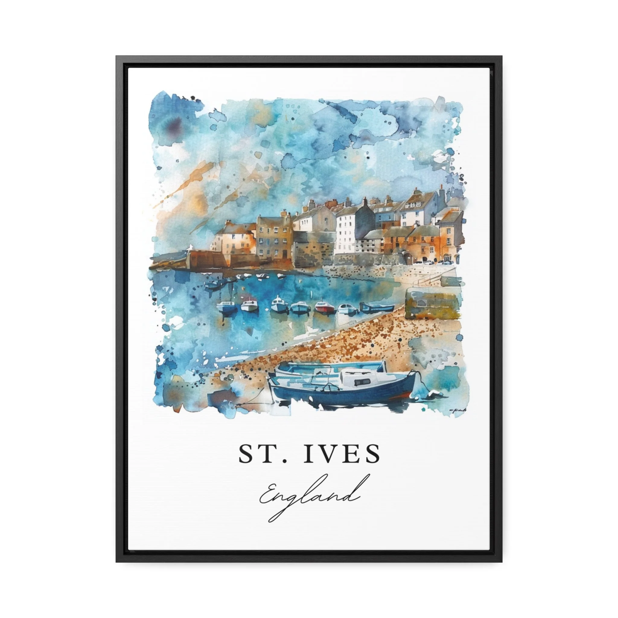 St Ives, England – Watercolor Art Print - Image 6