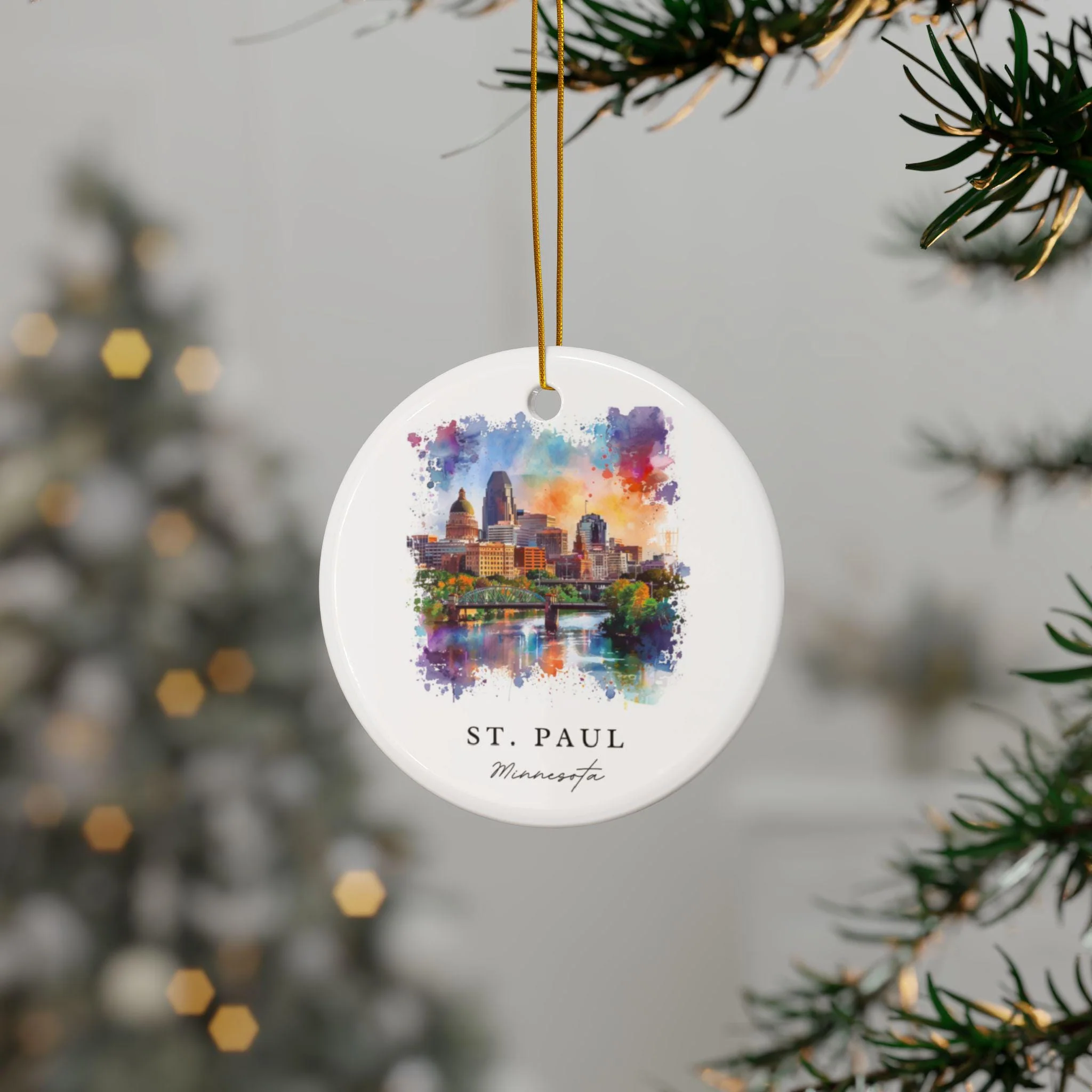 St Paul MN Ornament: Unique St Paul Souvenir, Saint Paul Decor, and Authentic St Paul MN Christmas Gift - Image 2