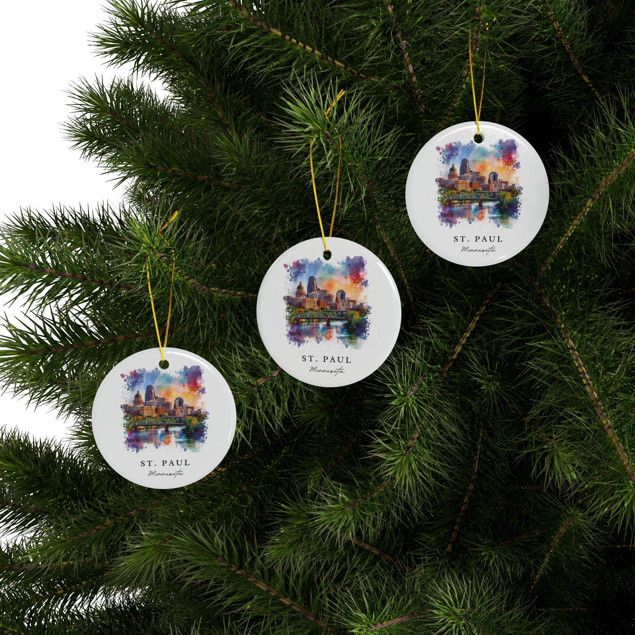 St Paul MN Ornament: Unique St Paul Souvenir, Saint Paul Decor, and Authentic St Paul MN Christmas Gift - Image 3