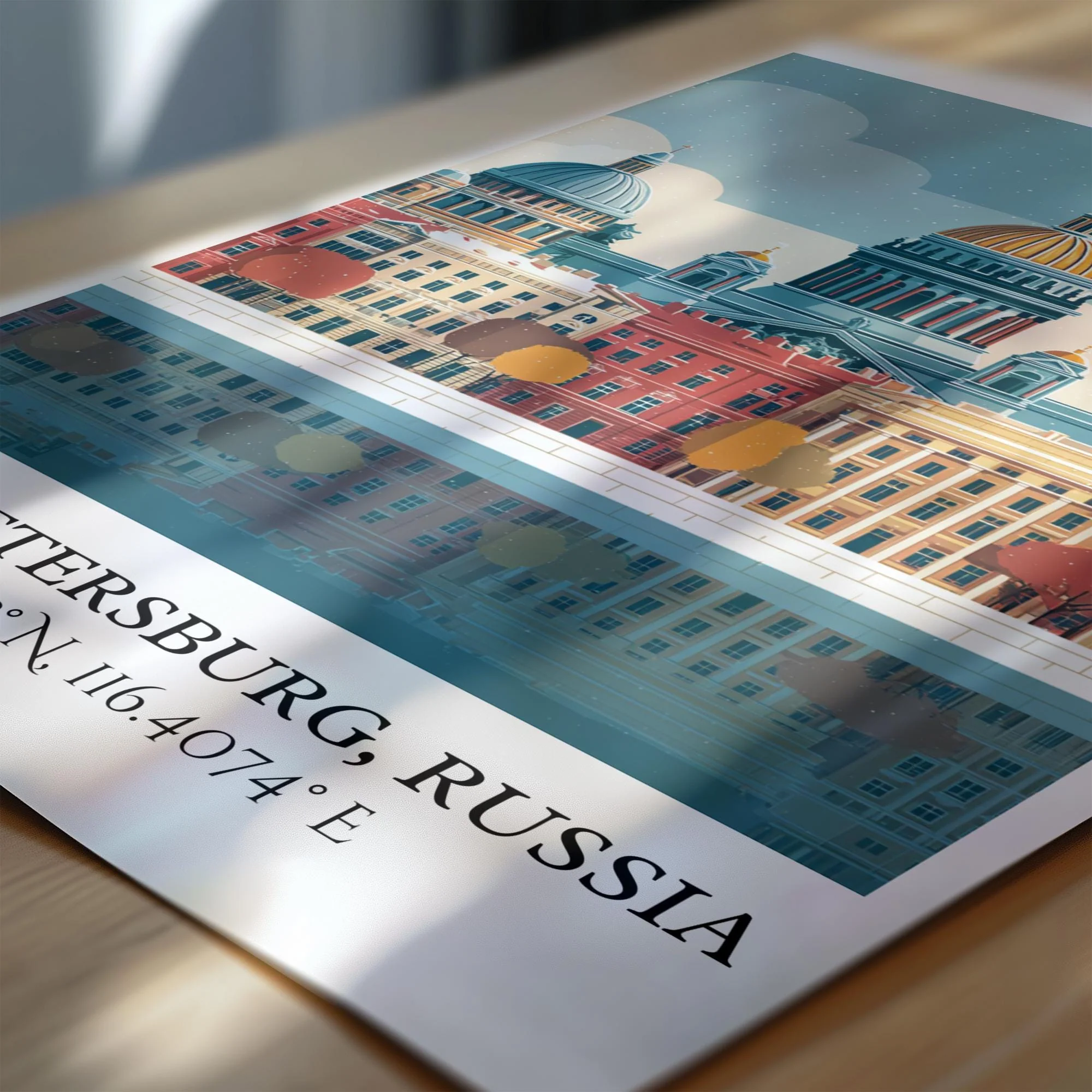 St Petersburg, Russia – Watercolor Art Print - Image 2