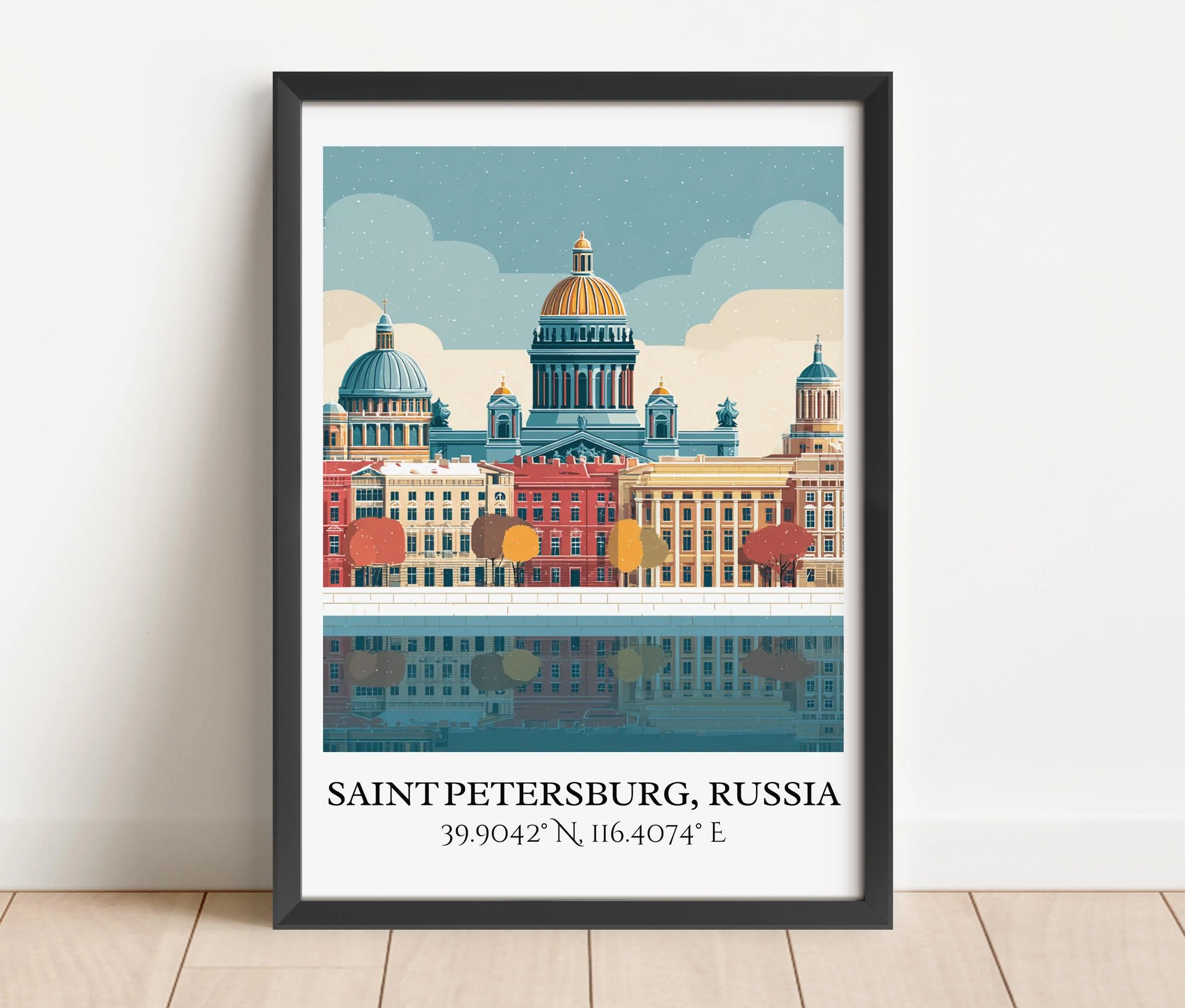 St Petersburg, Russia – Watercolor Art Print - Image 6