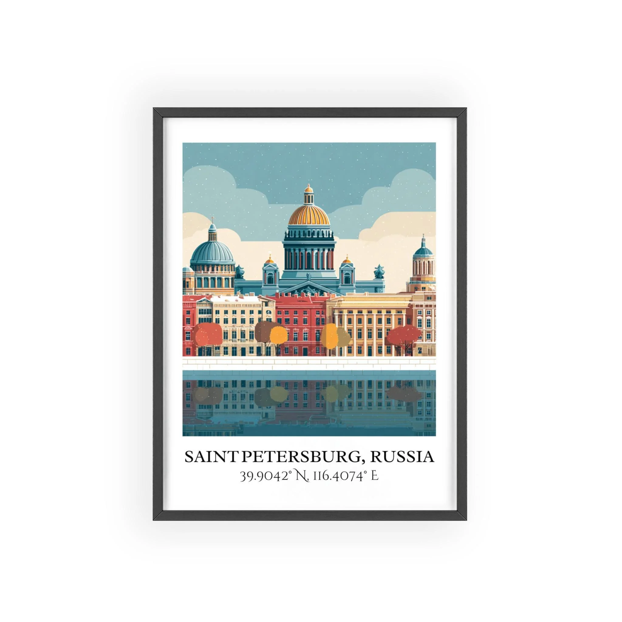 St Petersburg, Russia – Watercolor Art Print - Image 7