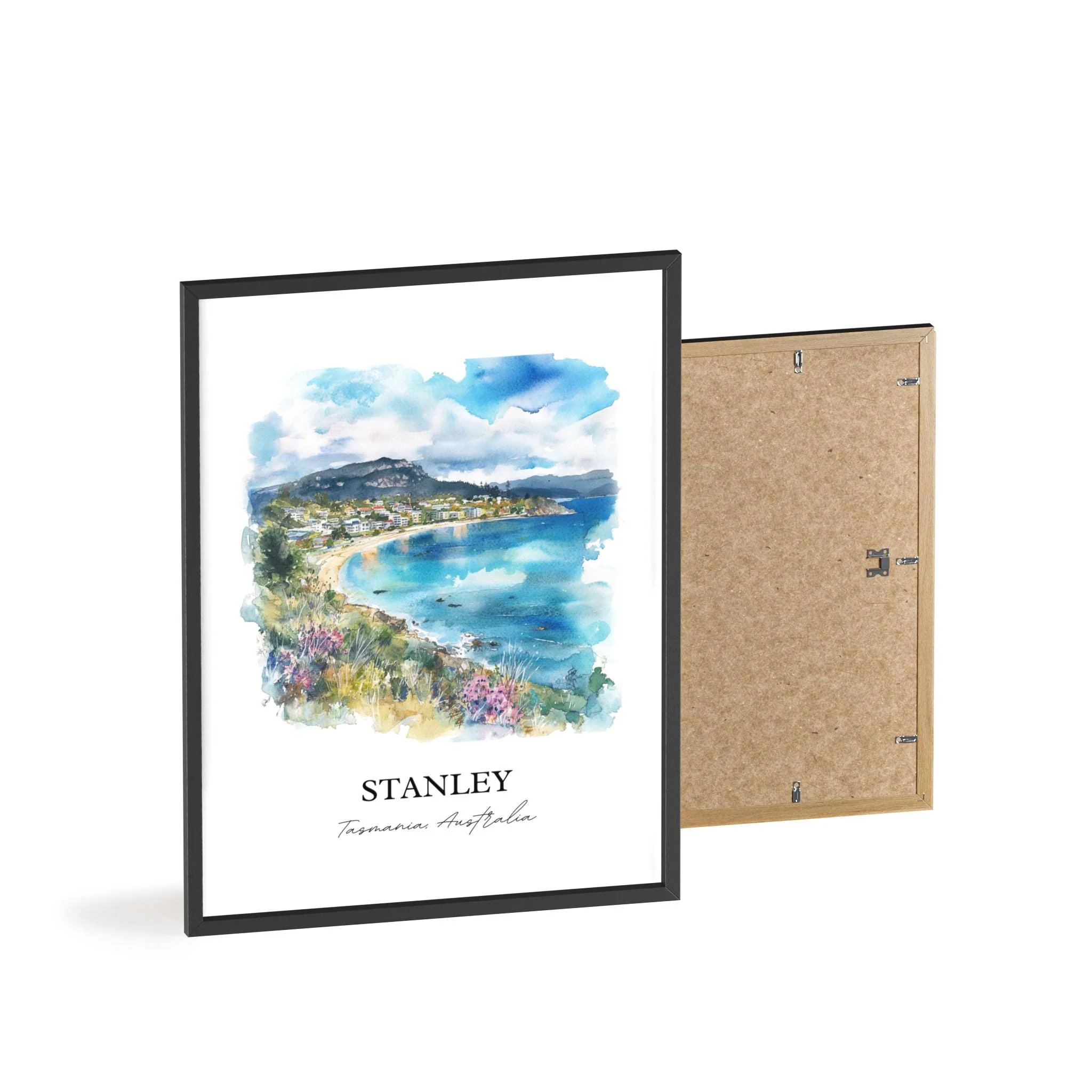 Stanley, Australia – Watercolor Art Print - Image 8