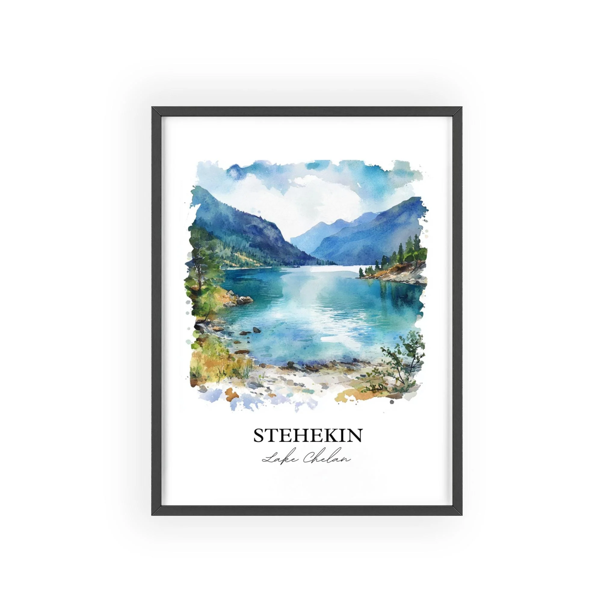 Stehekin, USA – Watercolor Art Print - Image 7