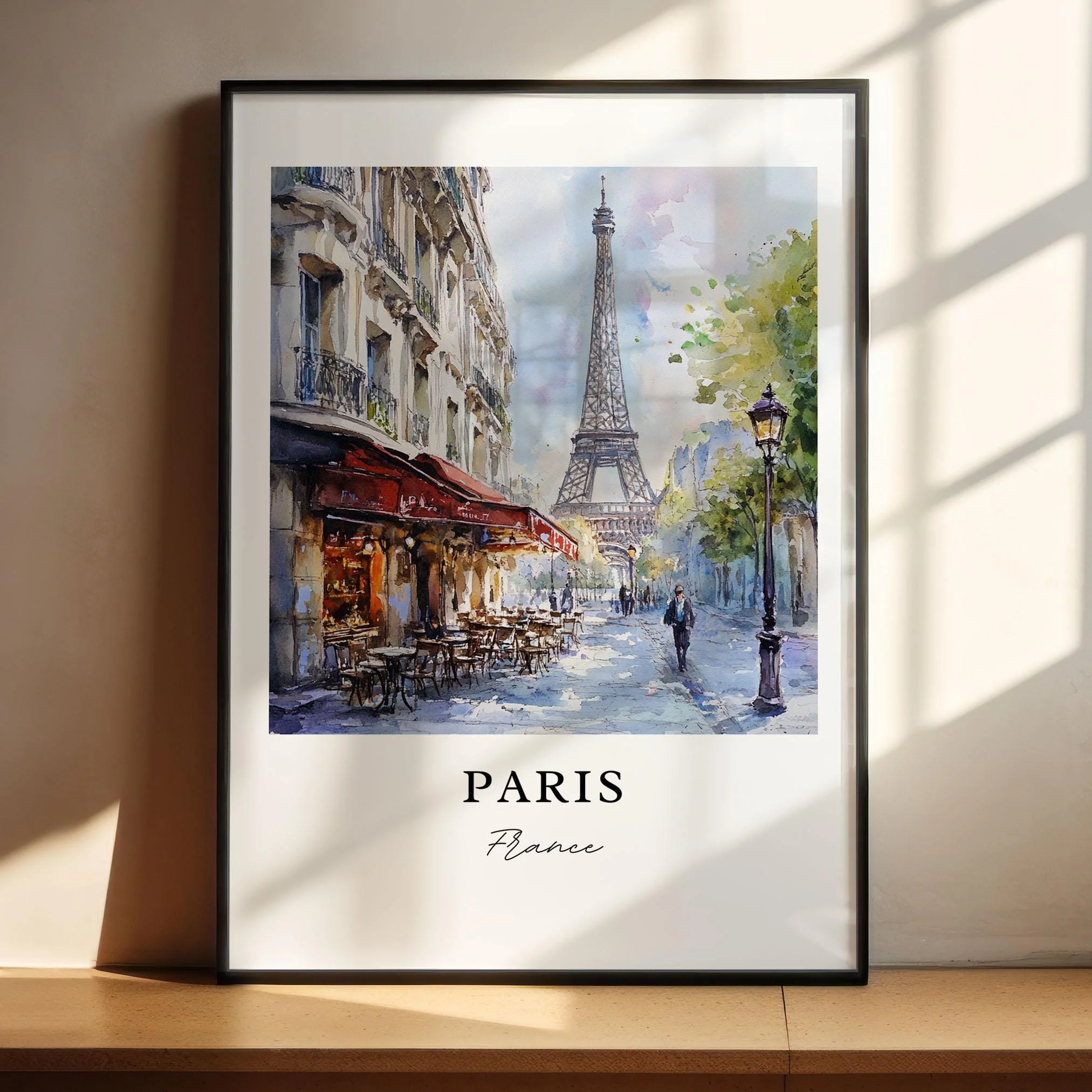 Paris, France – Watercolor Art Print - Image 3