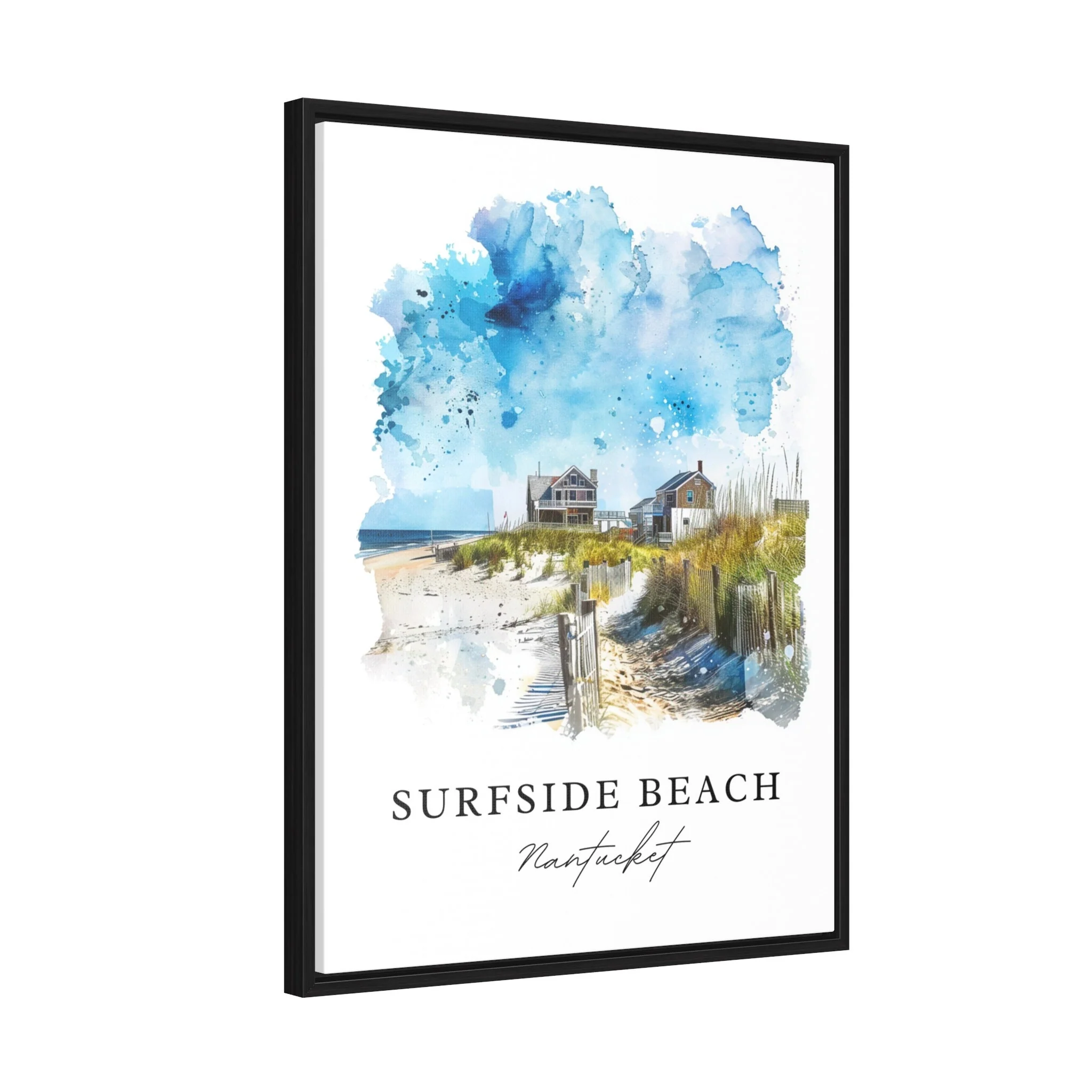 Sufside Beach, MA, USA – Watercolor Art Print - Image 6