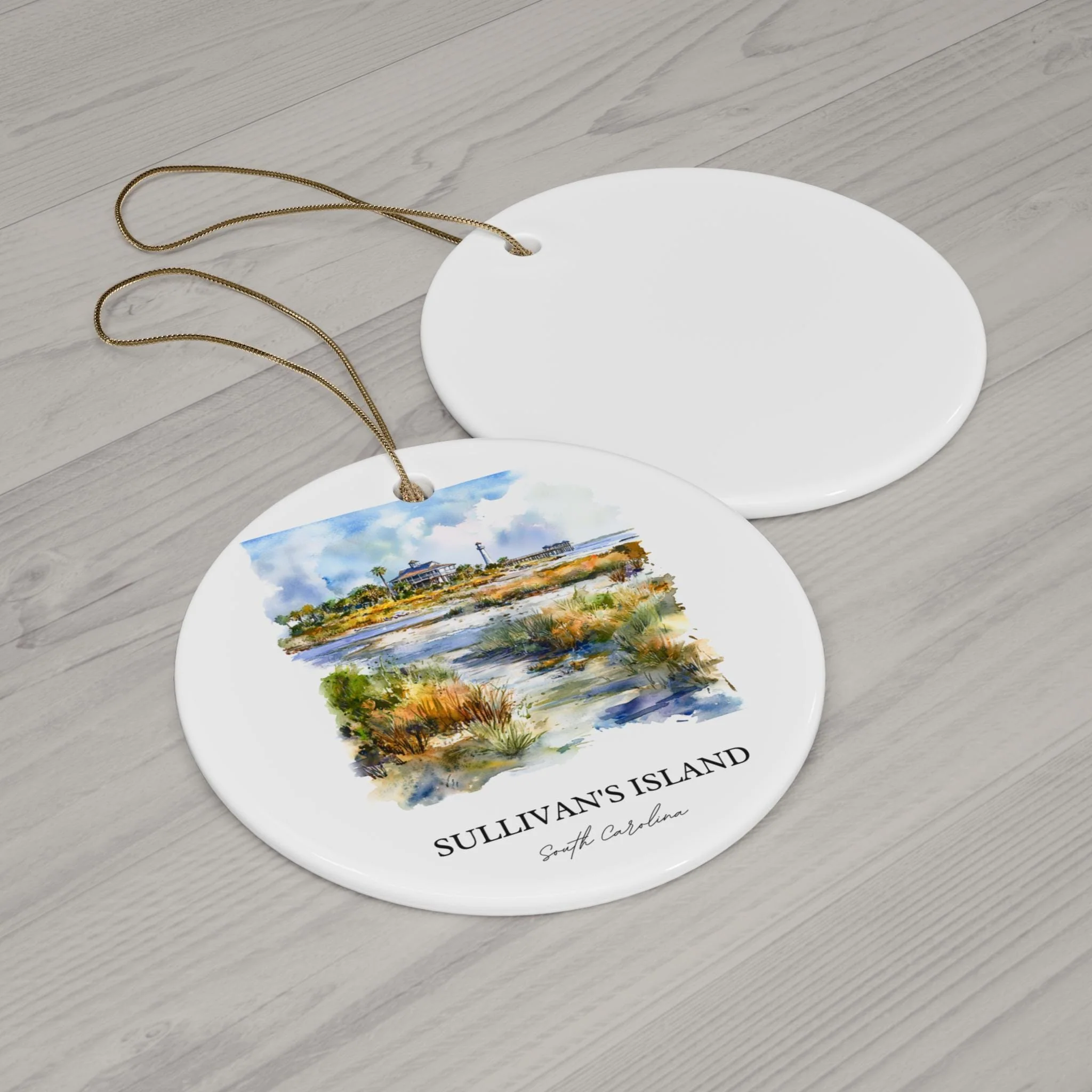 Sullivans Island Ornament: Unique Sullivans Island Souvenir, Sullivans Island Xmas Decor, and Authentic Sullivans Island Gift - Image 2