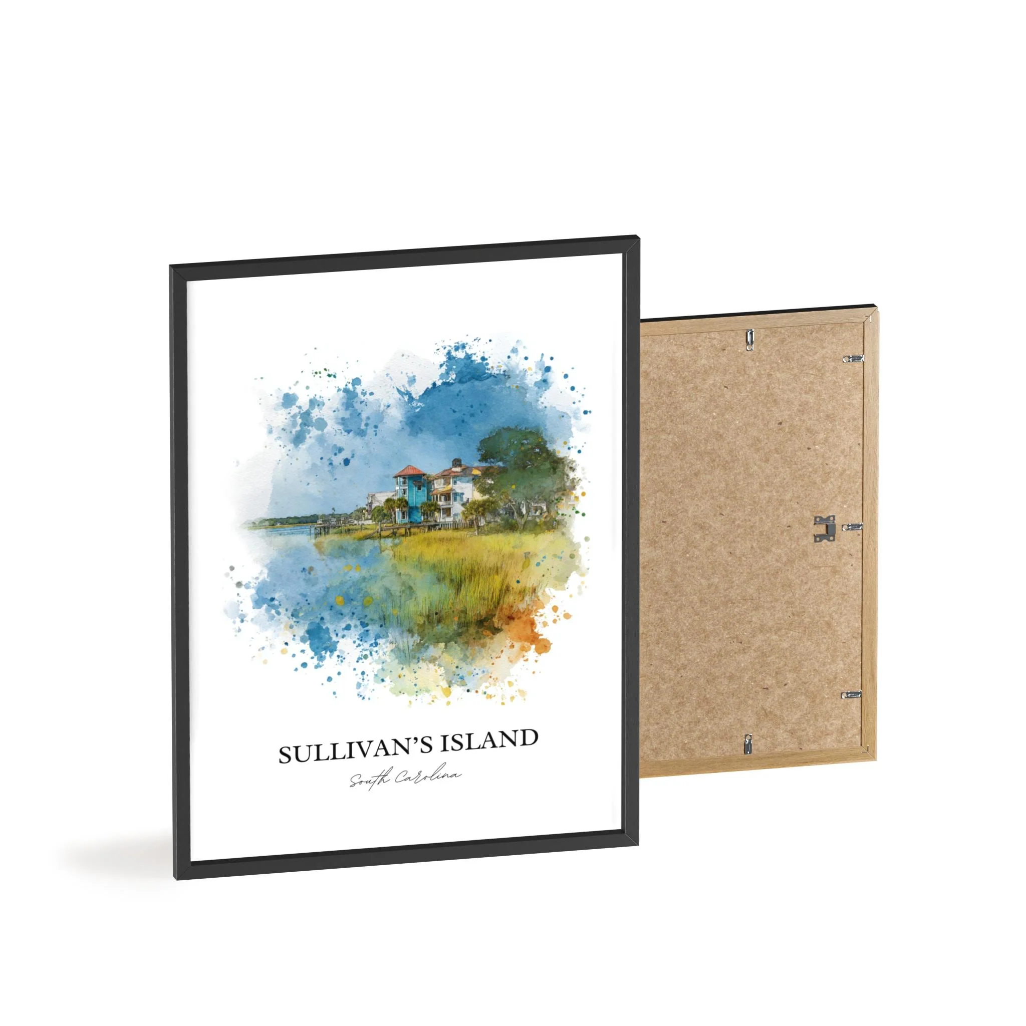 Sullivans Island, SC – Watercolor Art Print - Image 10