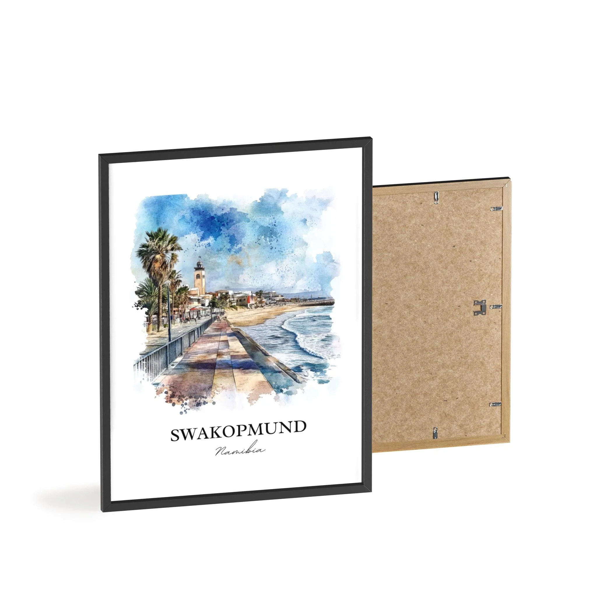 Swakopmund, Namibia – Watercolor Art Print - Image 8