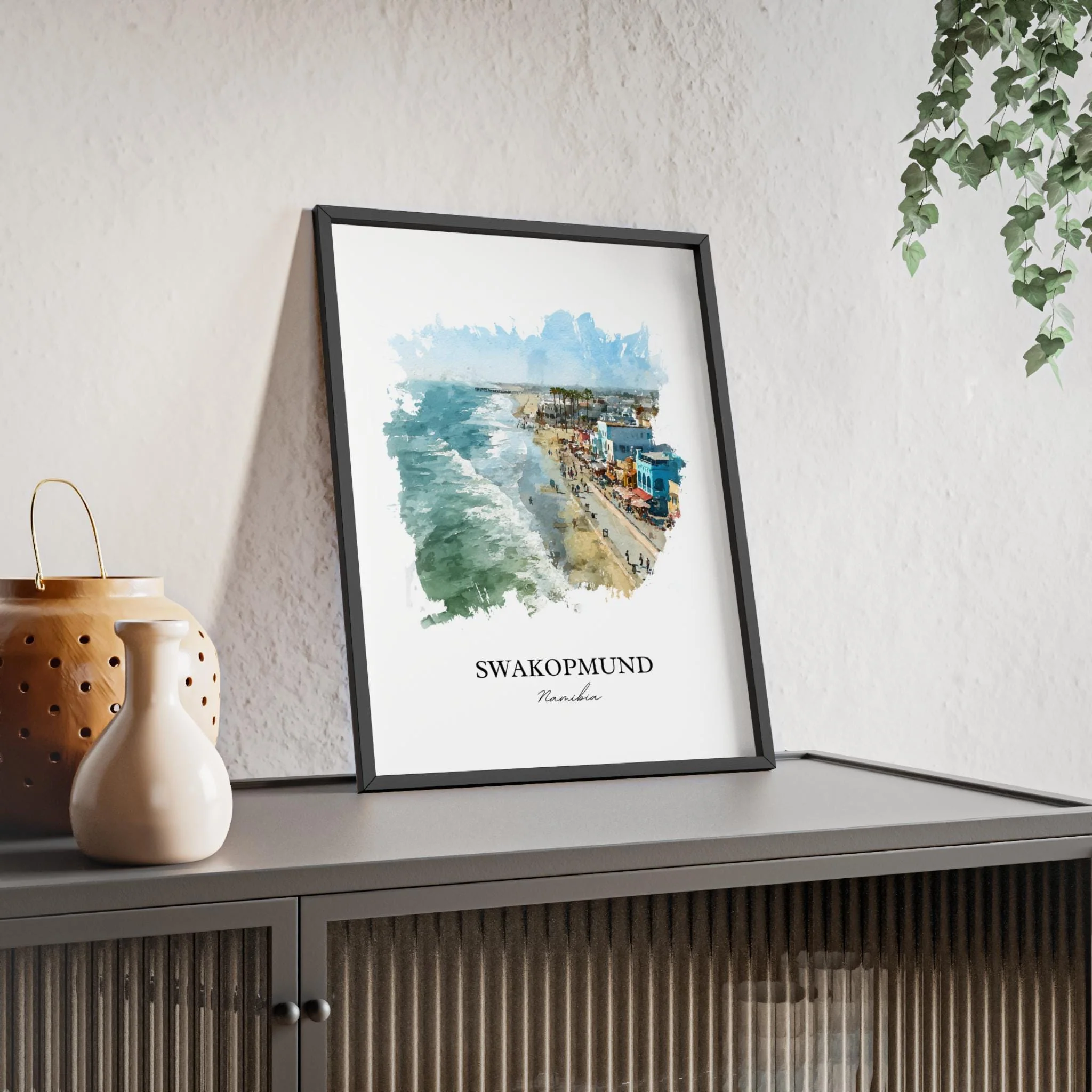 Swakopmund, Namibia – Watercolor Art Print - Image 5