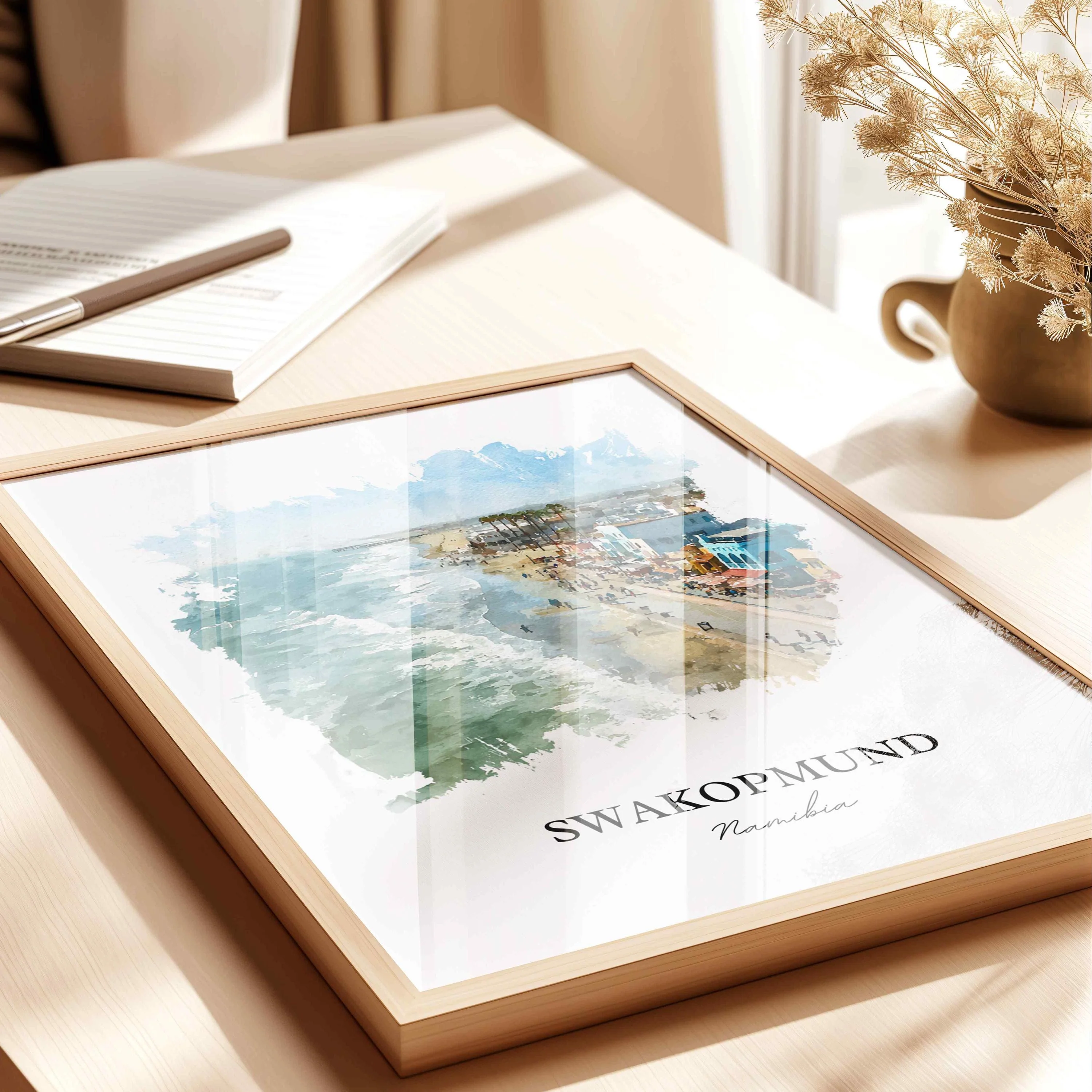 Swakopmund, Namibia – Watercolor Art Print - Image 7