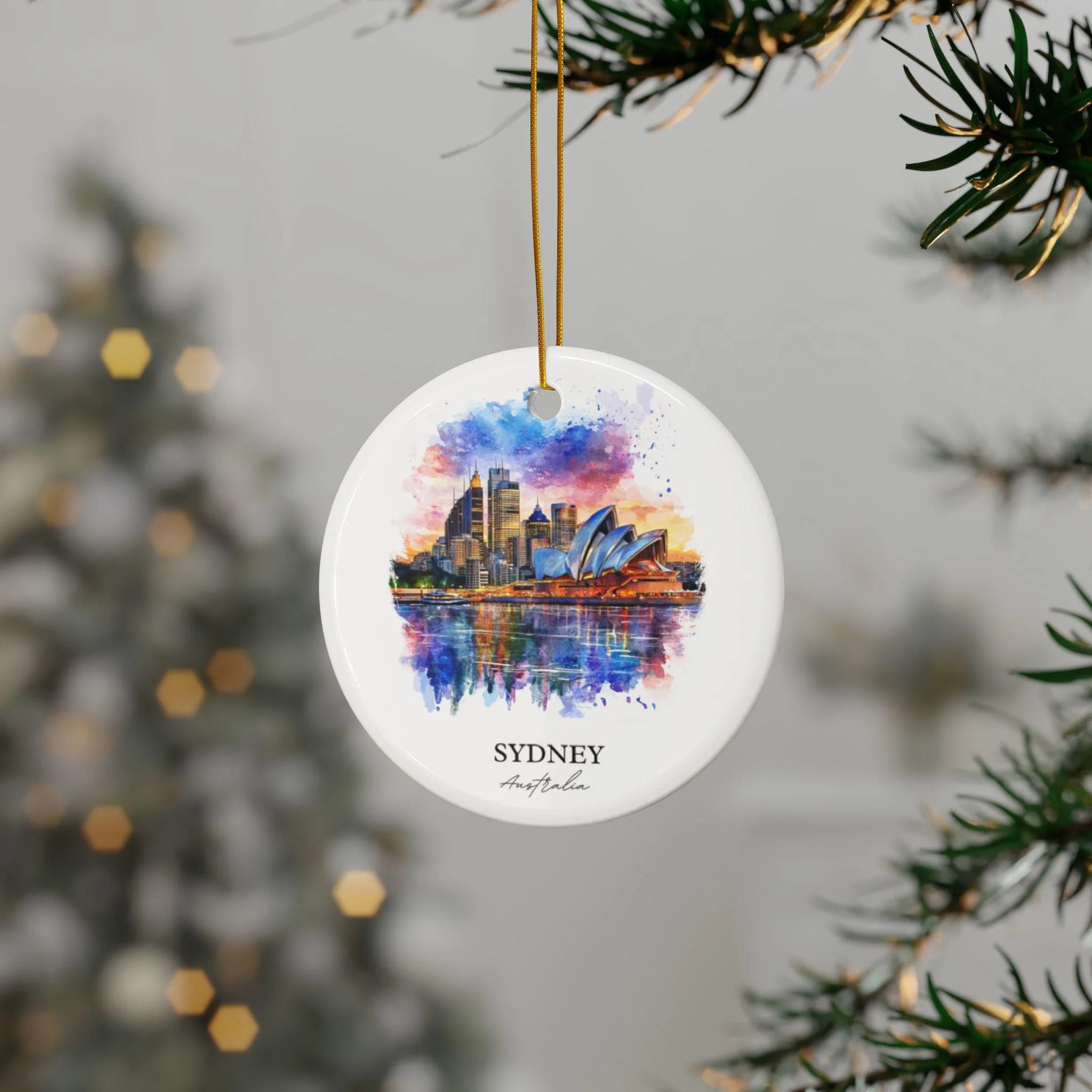 Sydney Australia Ornament: Unique Sydney Souvenir, Sydney Xmas Decor, and Authentic Sydney Australia Gift - Image 3
