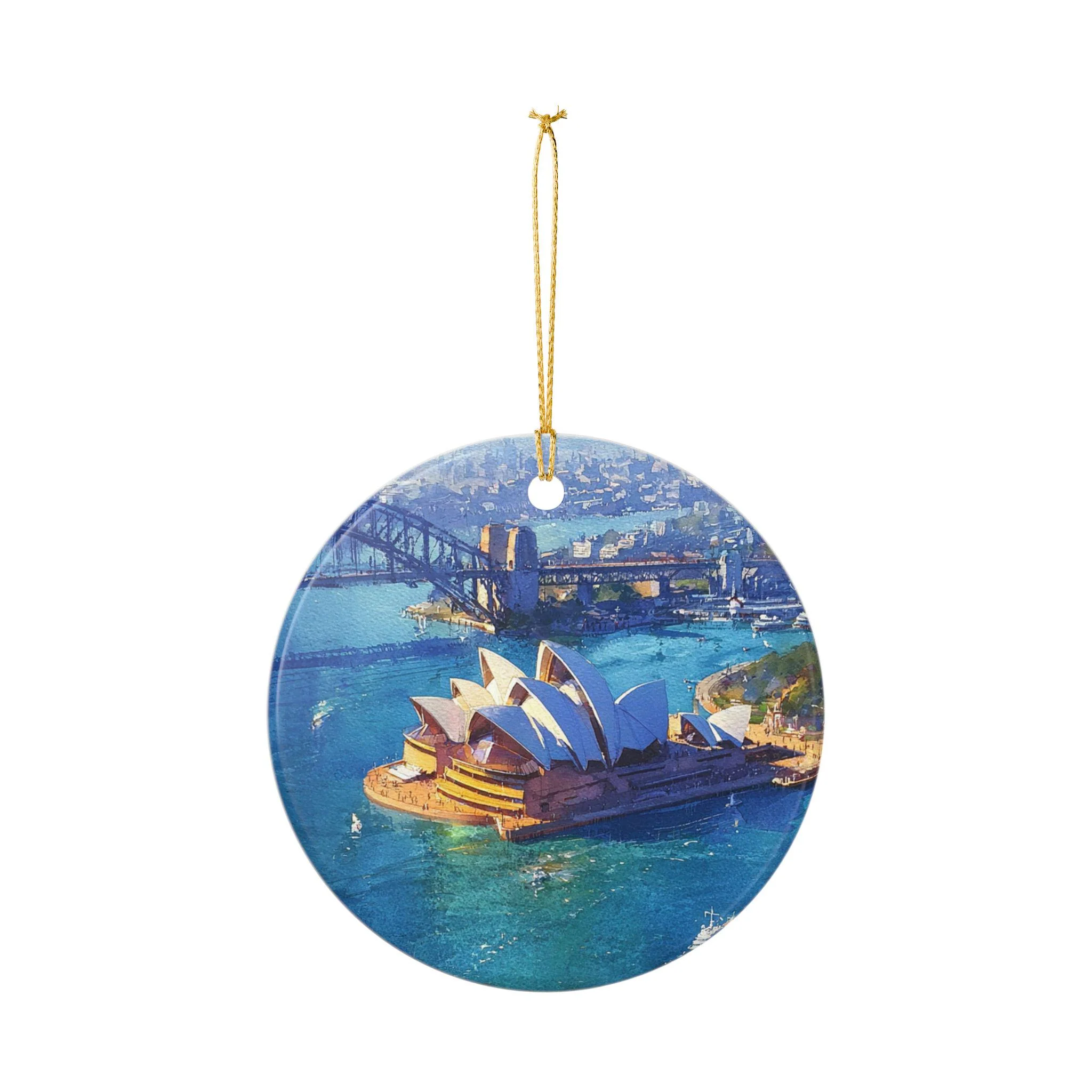 Sydney Ornament: Unique Sydney Souvenir, Sydney Xmas Decor, and Authentic Sydney Australia Gift - Image 2