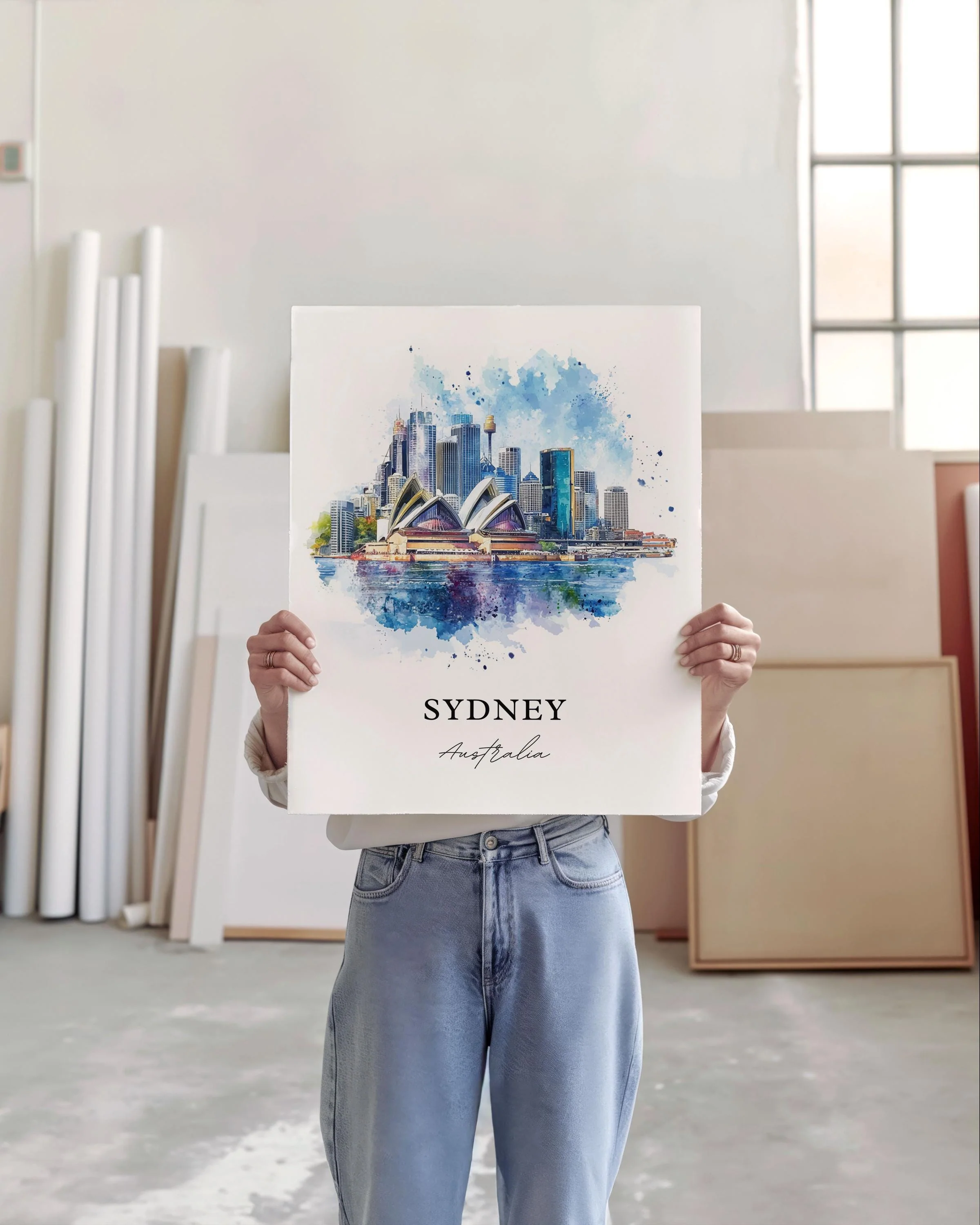 Sydney, Australia – Watercolor Art Print - Image 5