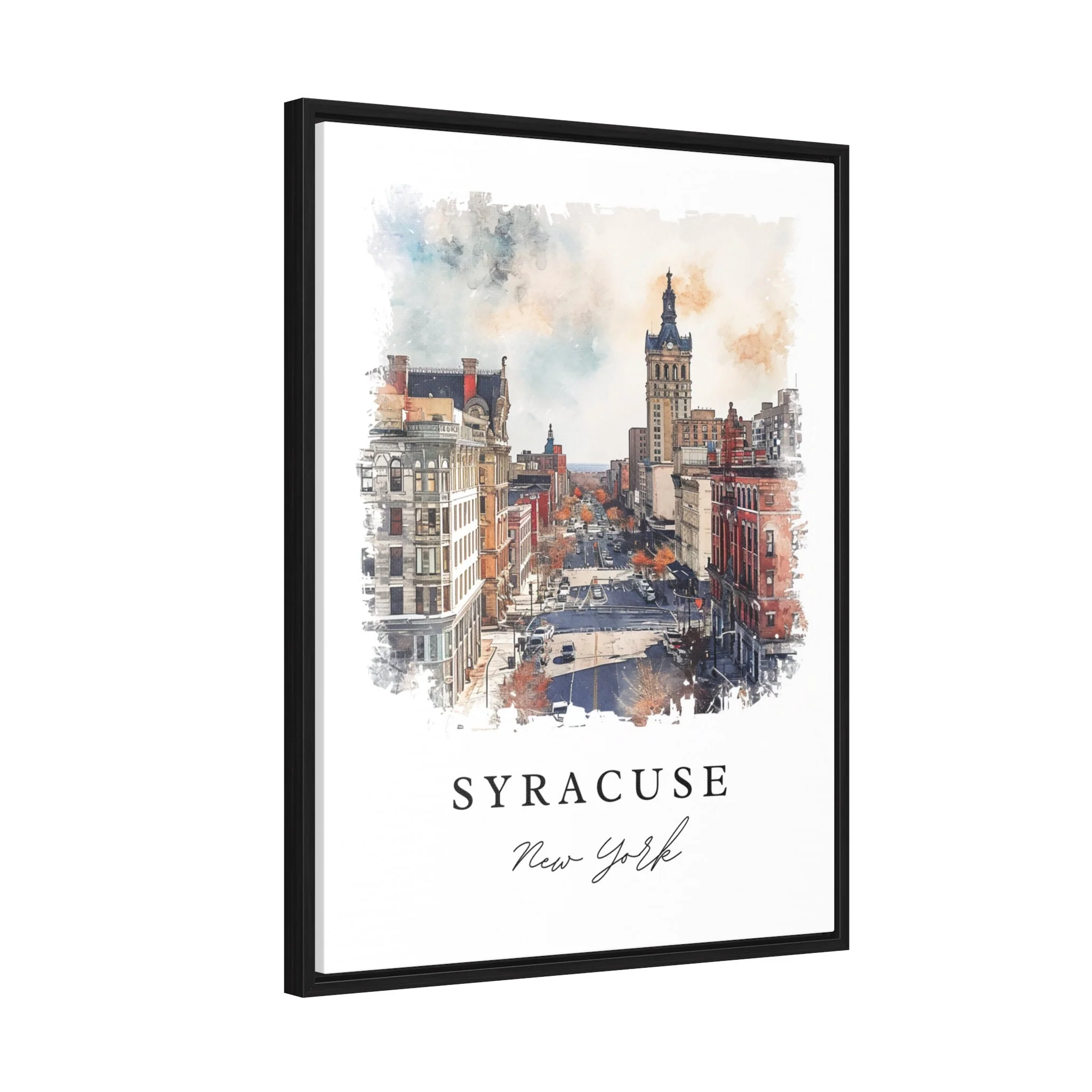 Syracuse, New York Watercolor Art Print - Image 6