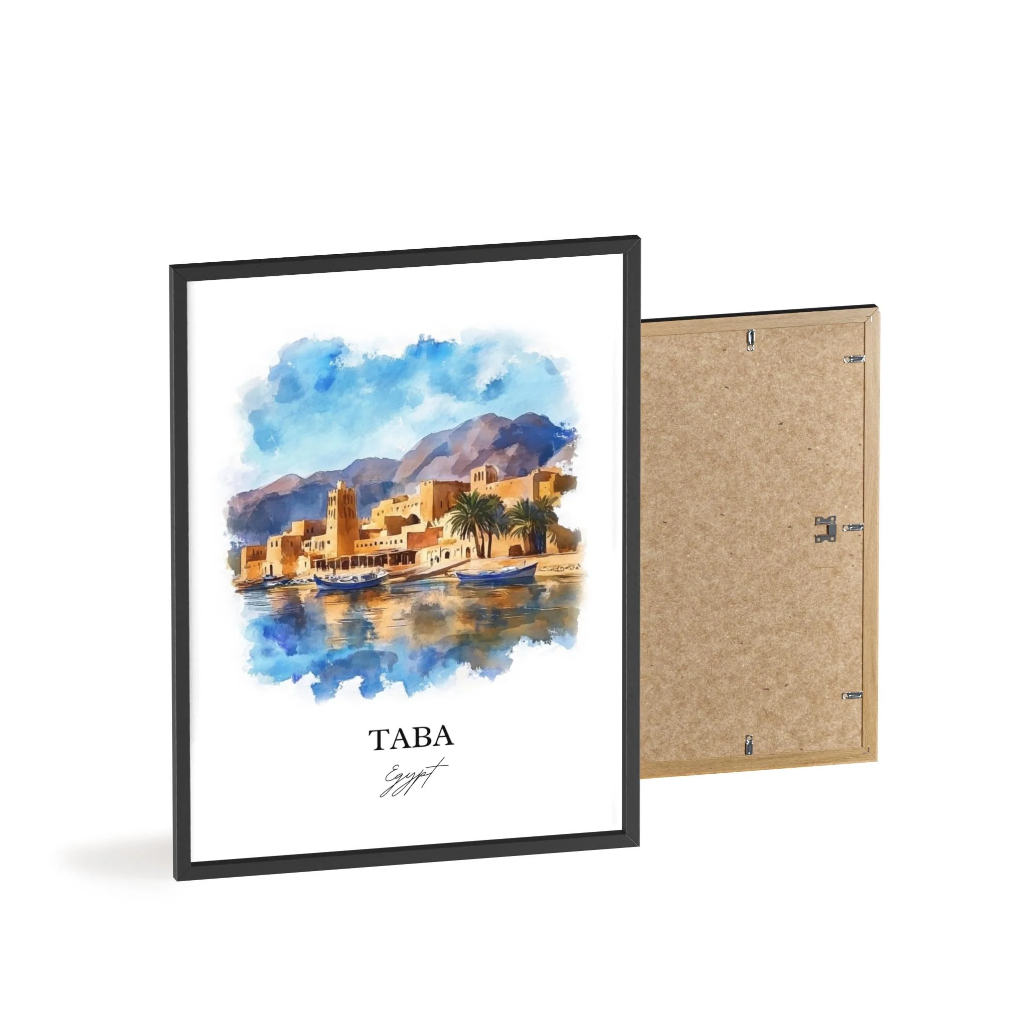 Taba, Egypt – Watercolor Art Print - Image 7