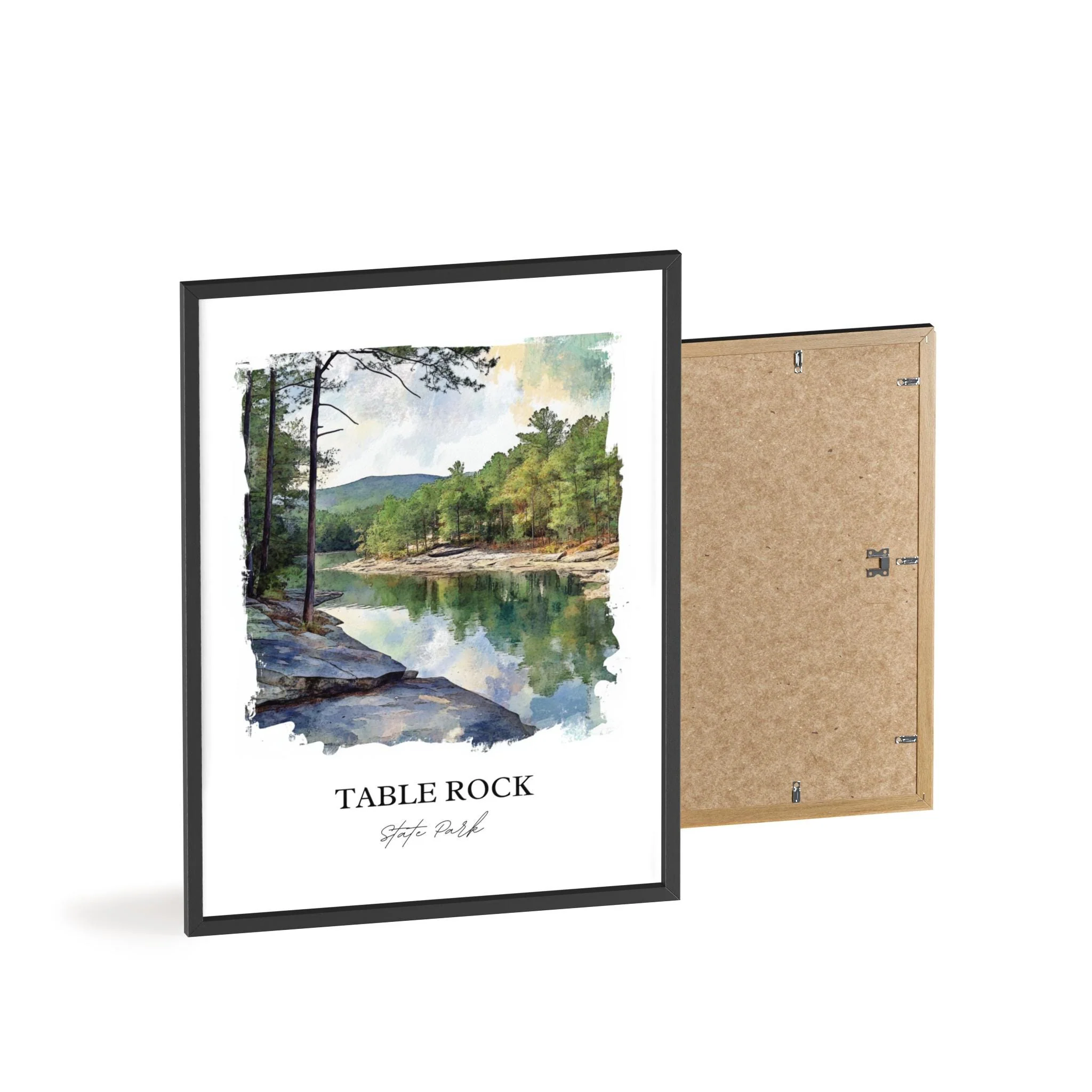Table Rock State Park, SC – Watercolor Art Print - Image 8