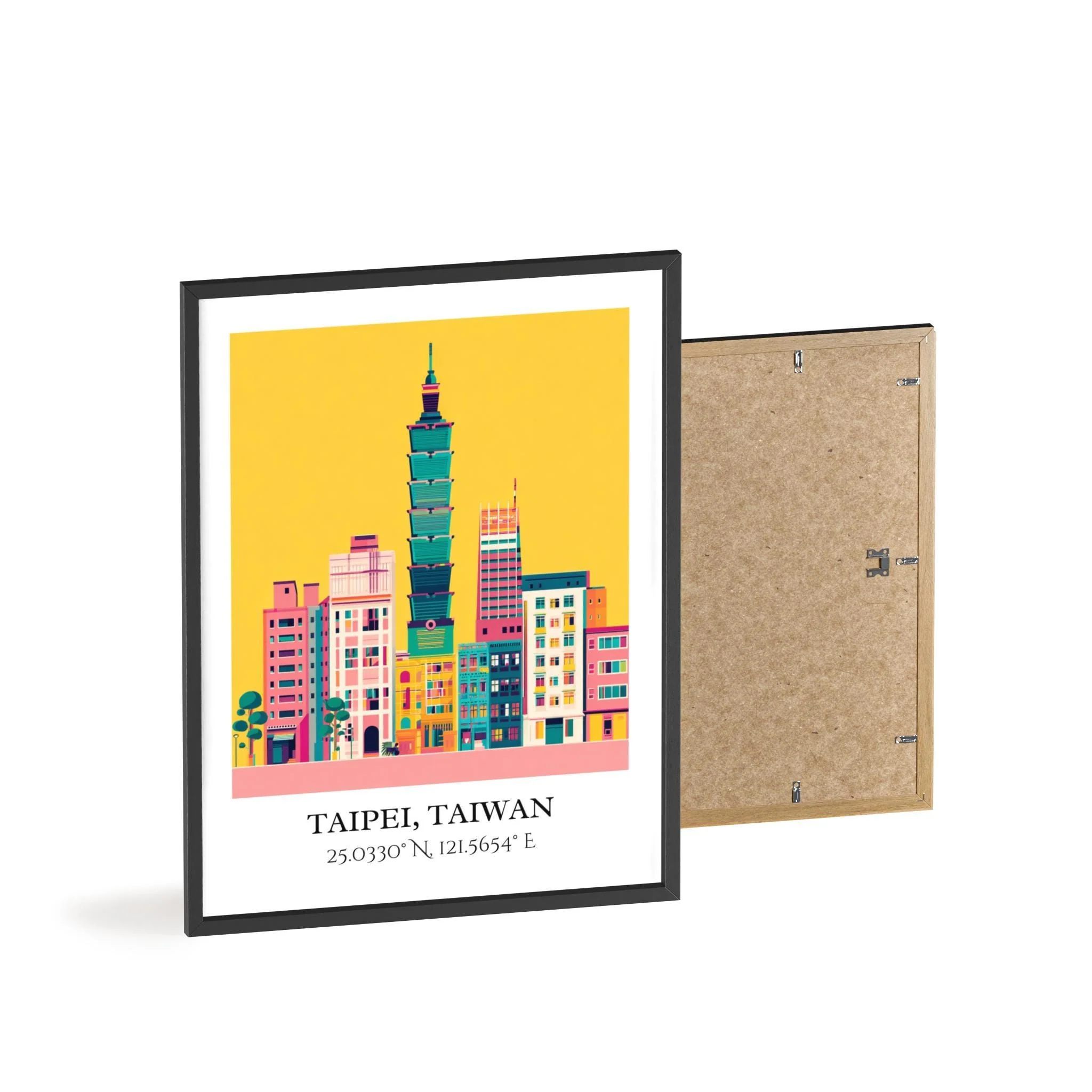 Taipei, Taiwan – Watercolor Art Print - Image 8