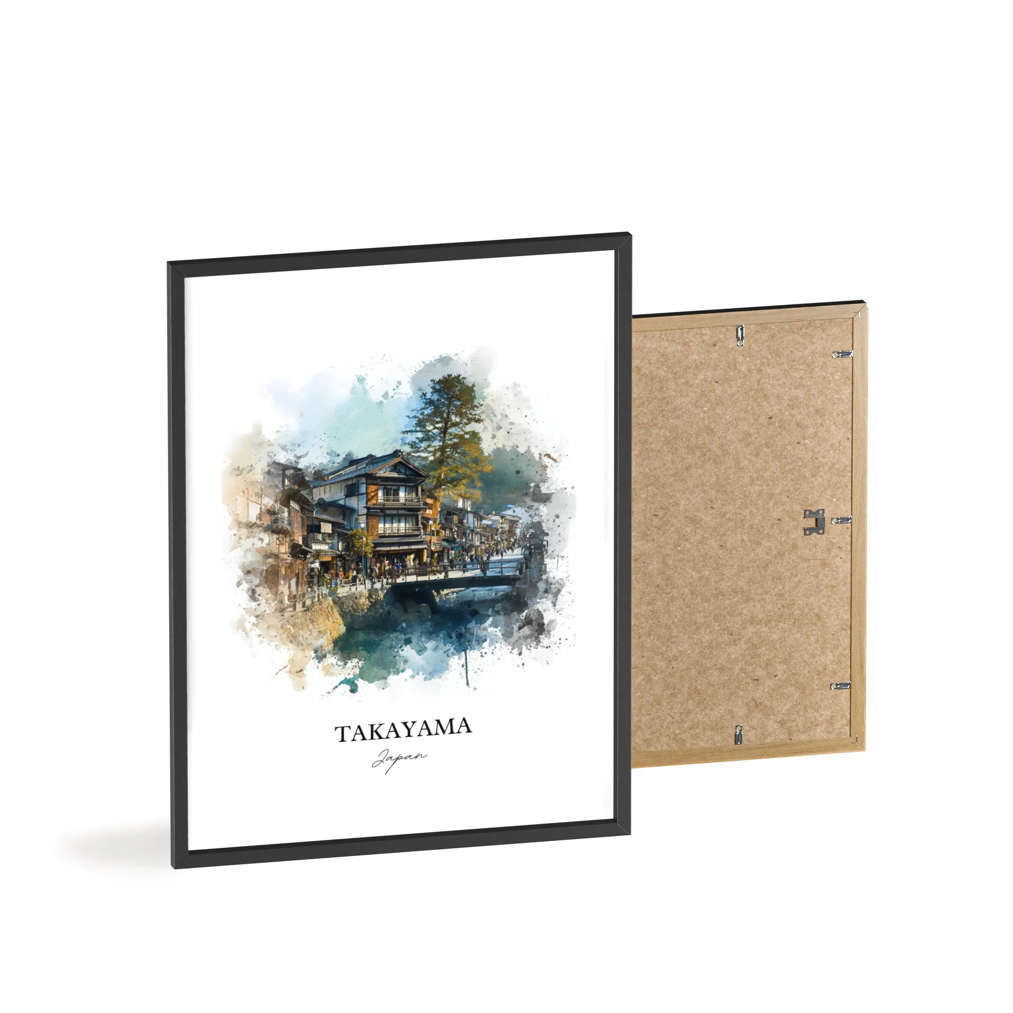 Takayama, Japan – Watercolor Art Print - Image 11