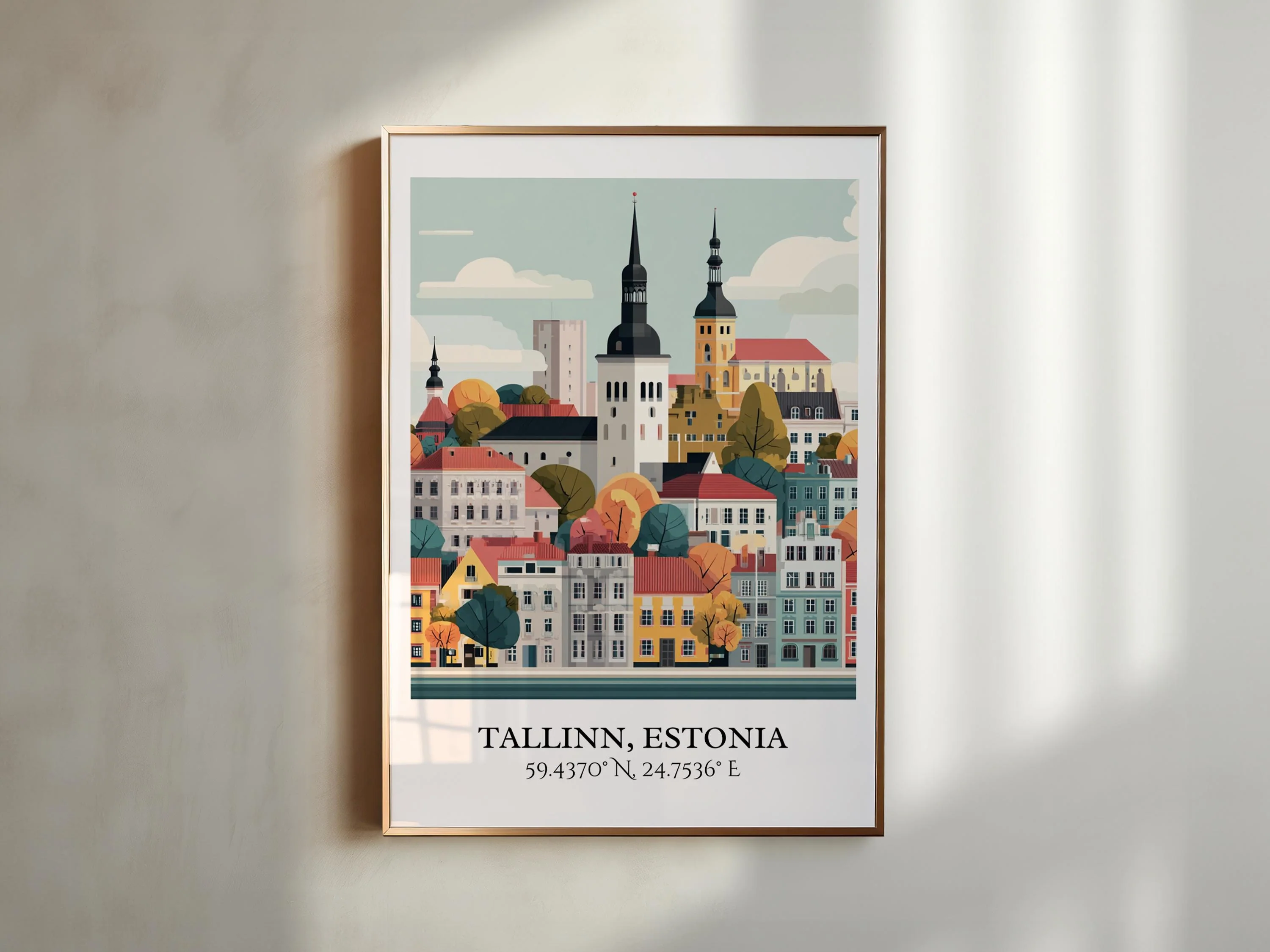 Tallinn, Estonia – Watercolor Art Print - Image 6