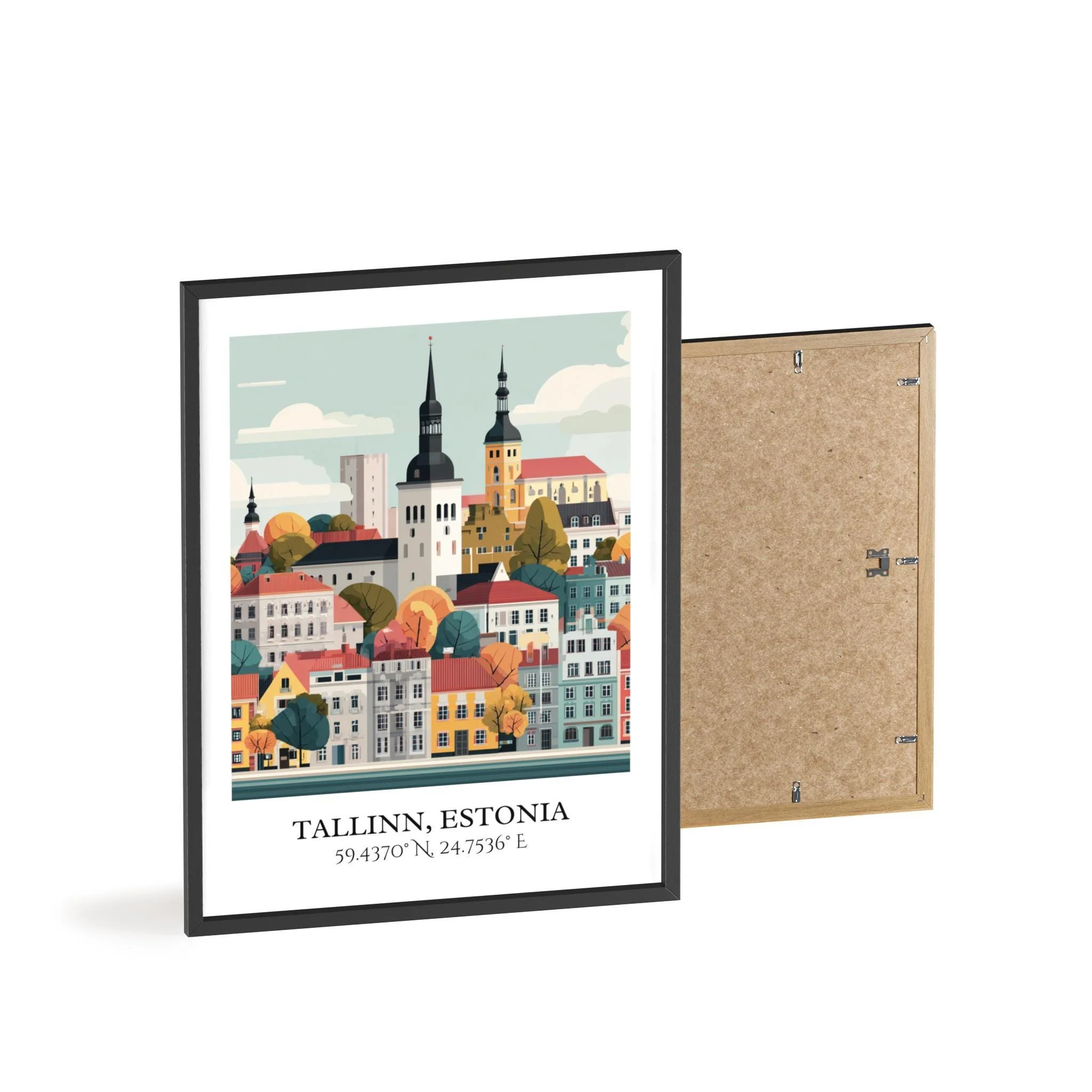 Tallinn, Estonia – Watercolor Art Print - Image 8