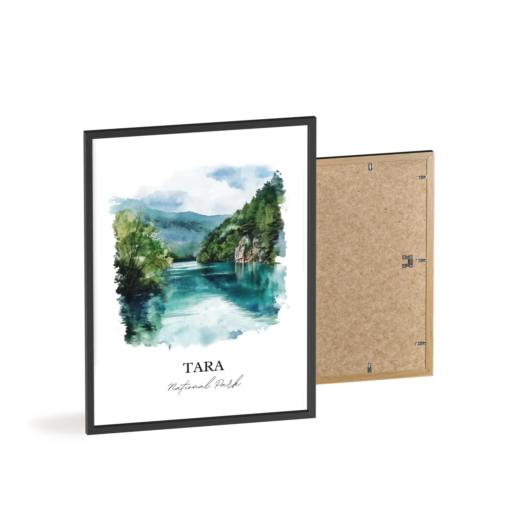 Tara National Park, Serbia – Watercolor Art Print - Image 8
