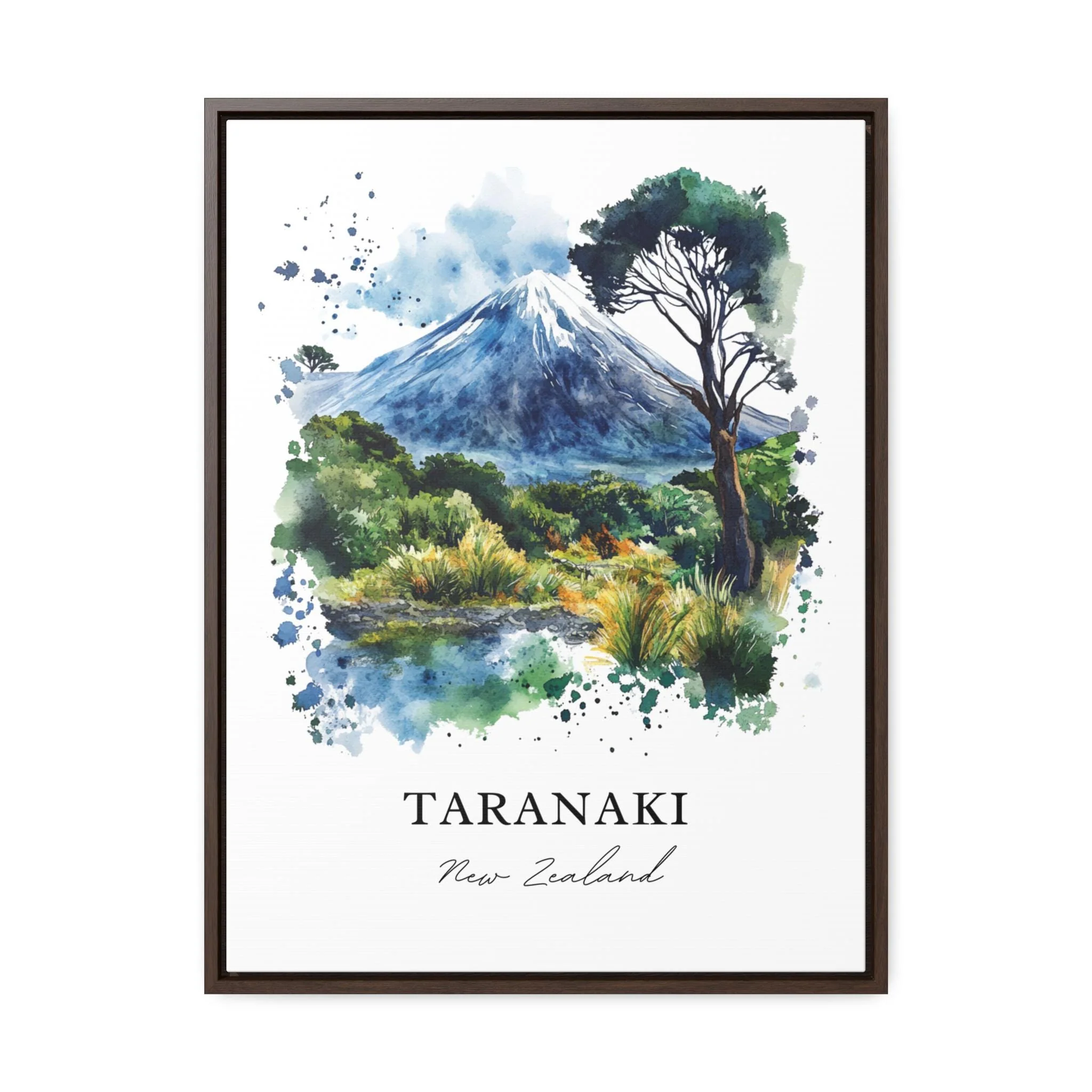 Taranki, New Zealand – Watercolor Art Print - Image 6