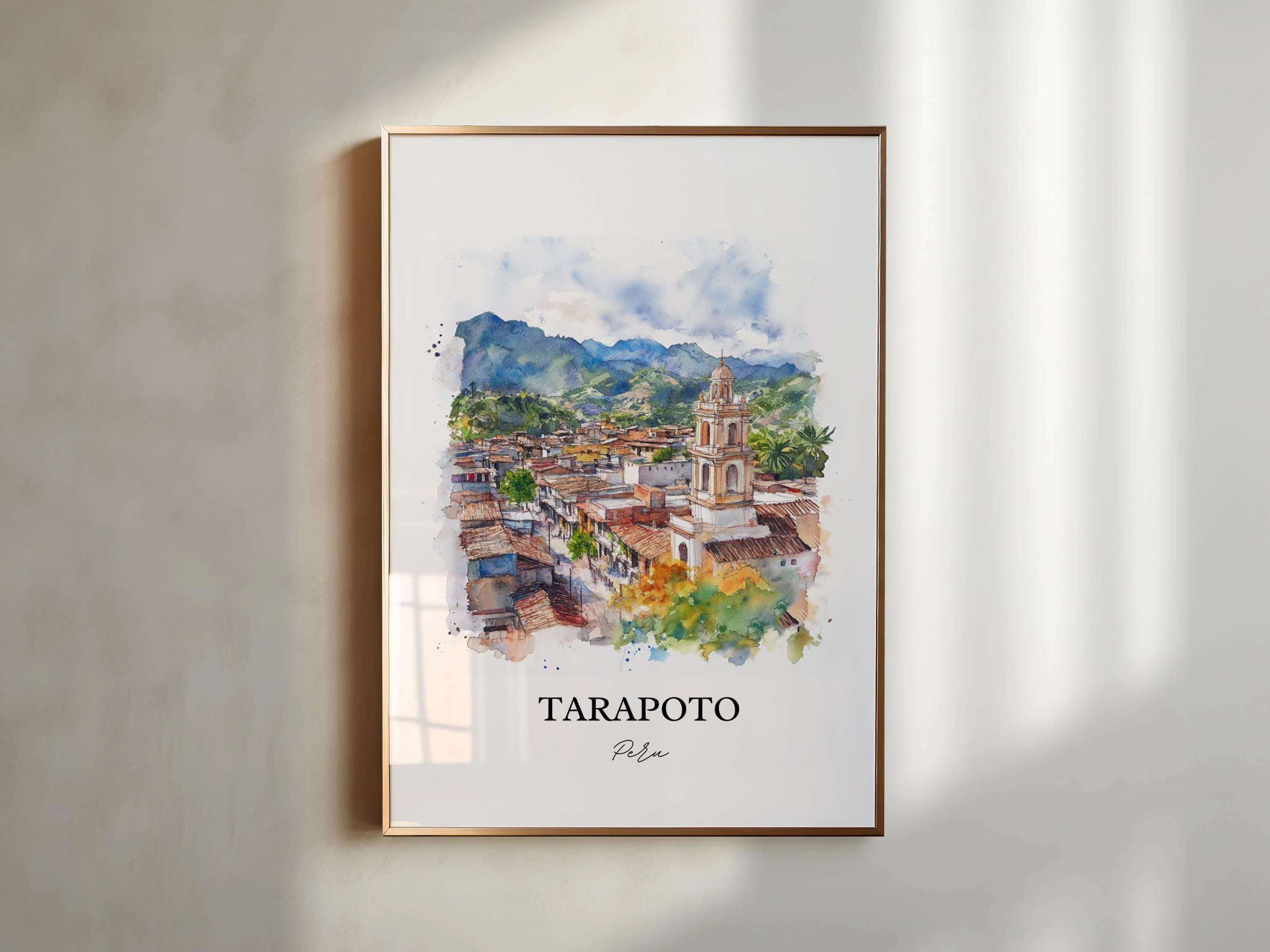 Tarapoto, Peru – Watercolor Art Print - Image 4