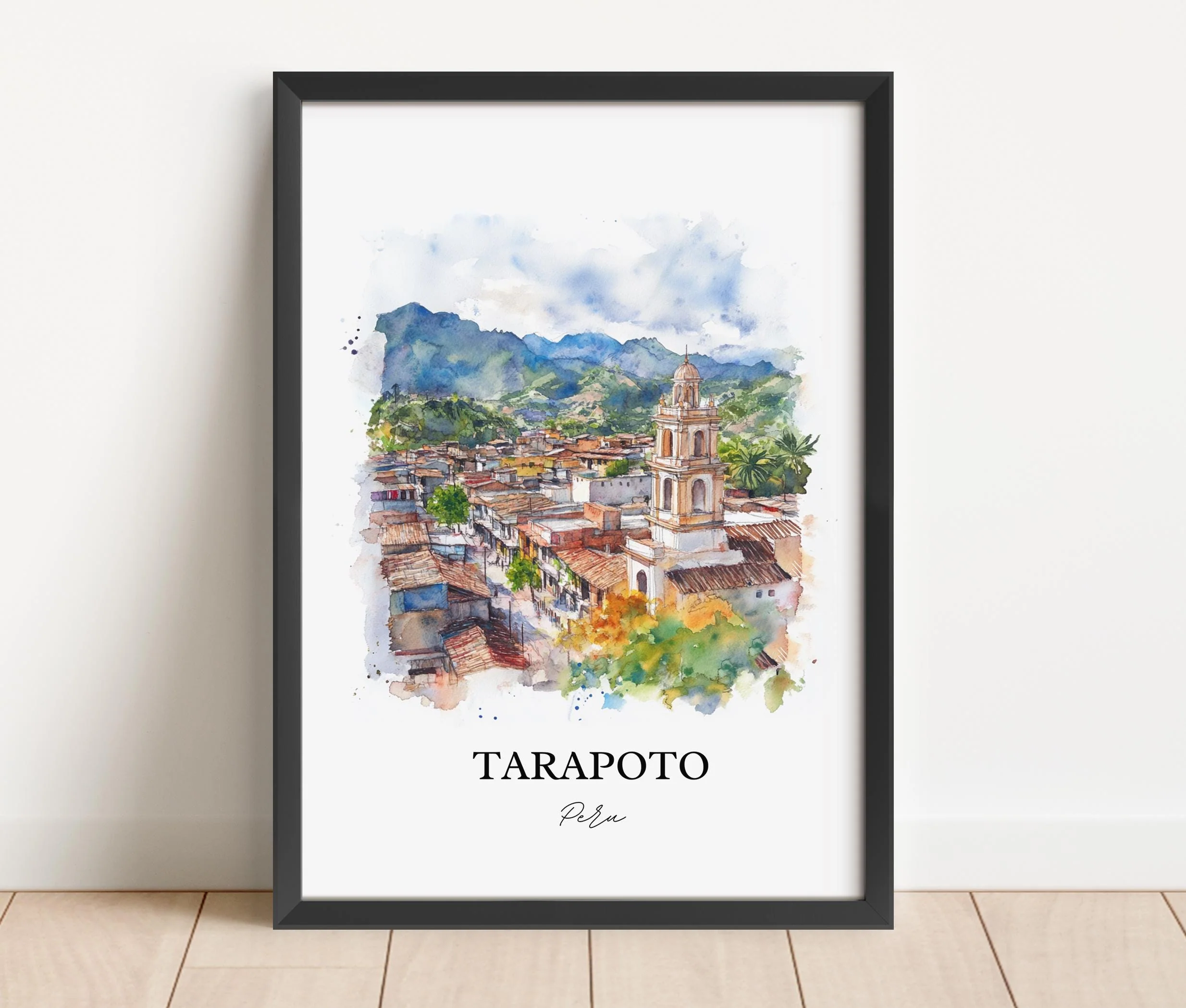 Tarapoto, Peru – Watercolor Art Print - Image 5