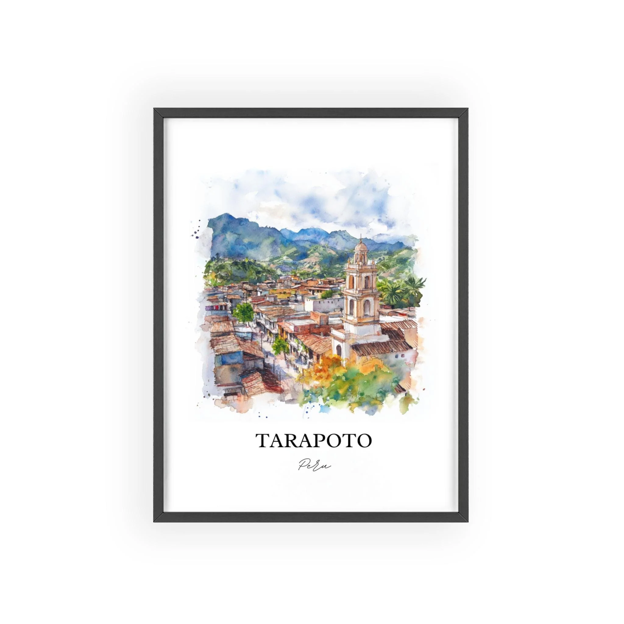 Tarapoto, Peru – Watercolor Art Print - Image 7