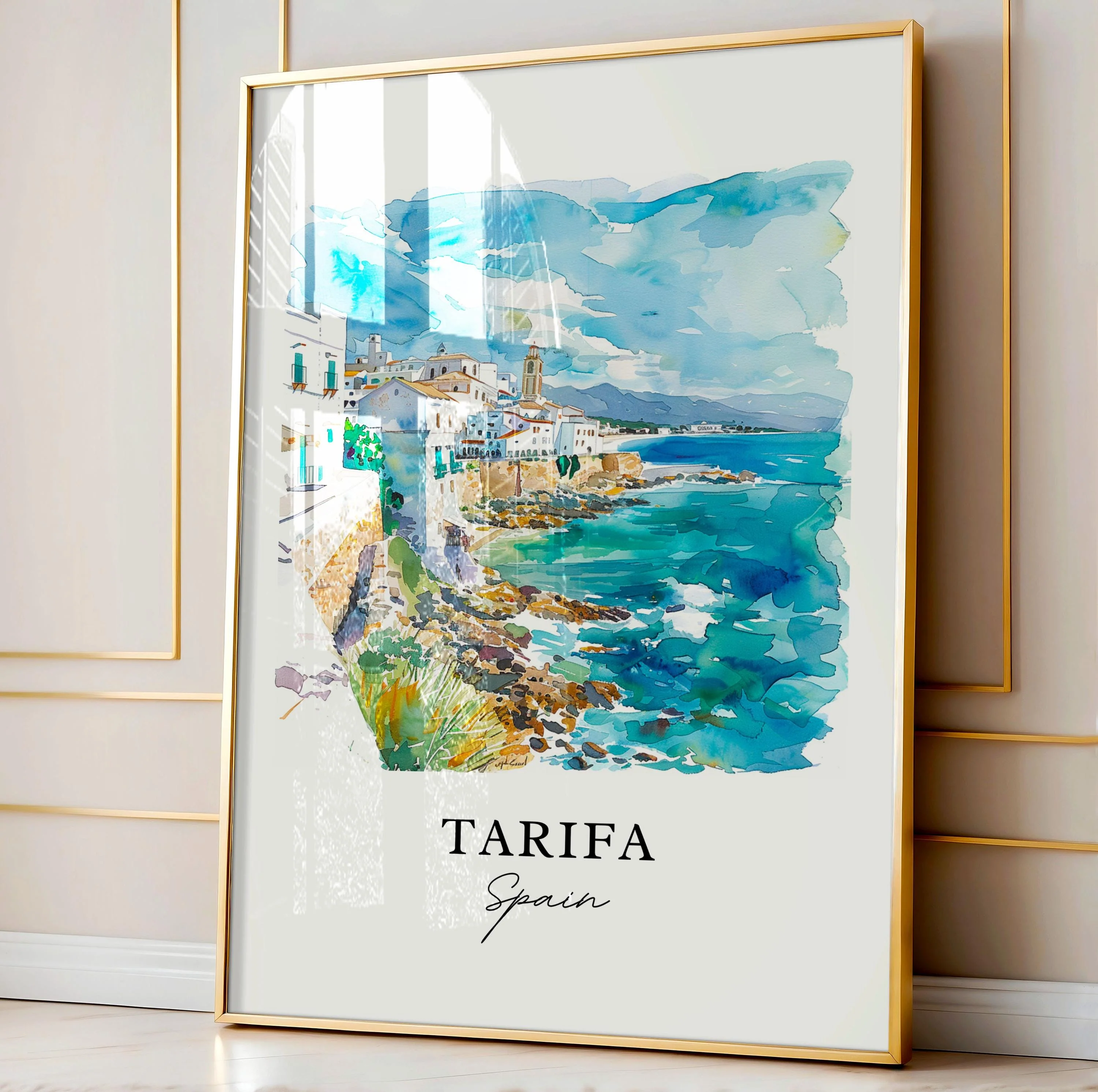 Tarifa, Spain – Watercolor Art Print - Image 4