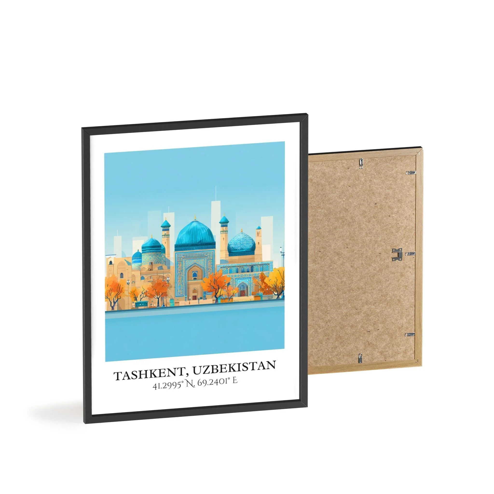 Tashkent, Uzbekistan – Watercolor Art Print - Image 8