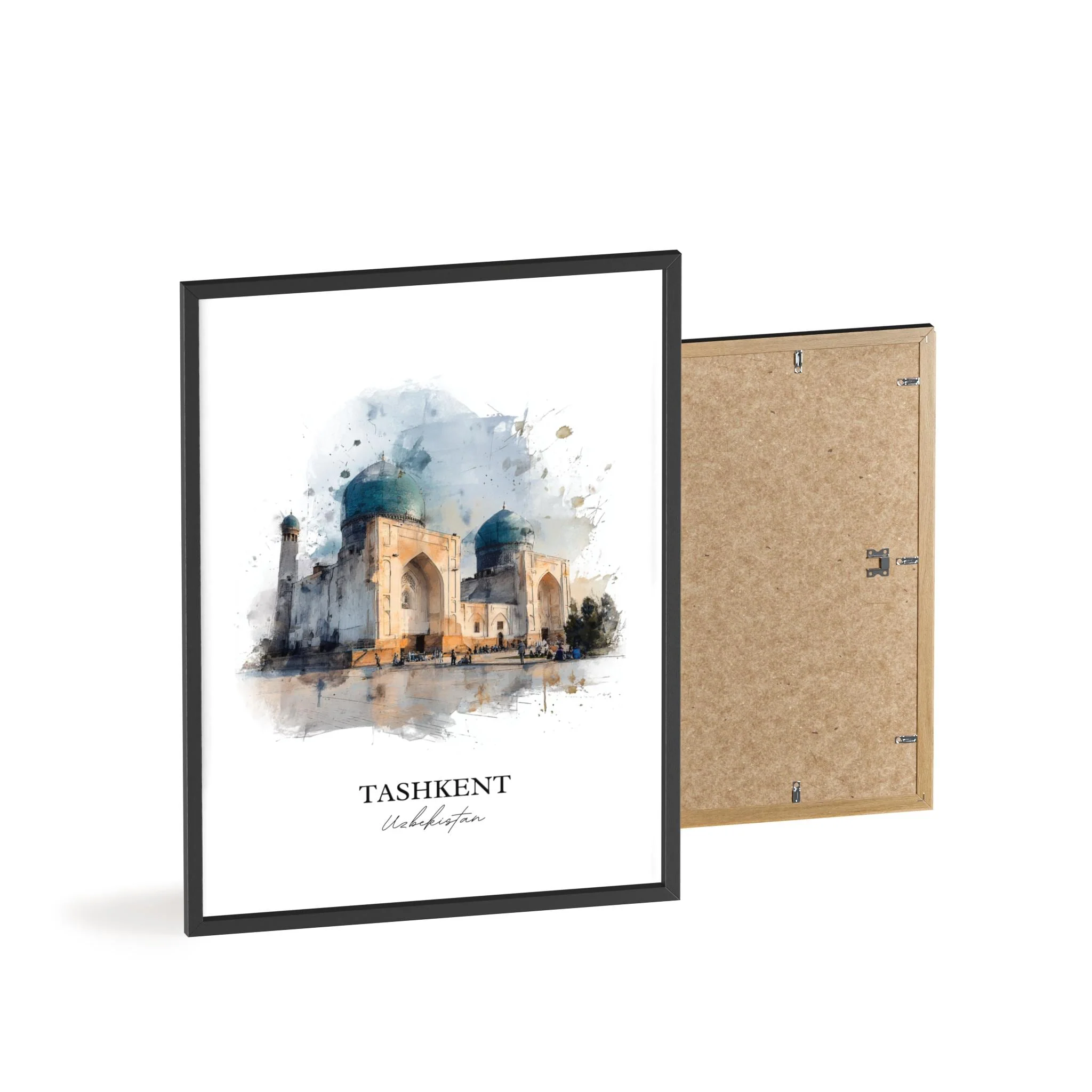 Tashkent, Uzbekistan – Watercolor Art Print - Image 10