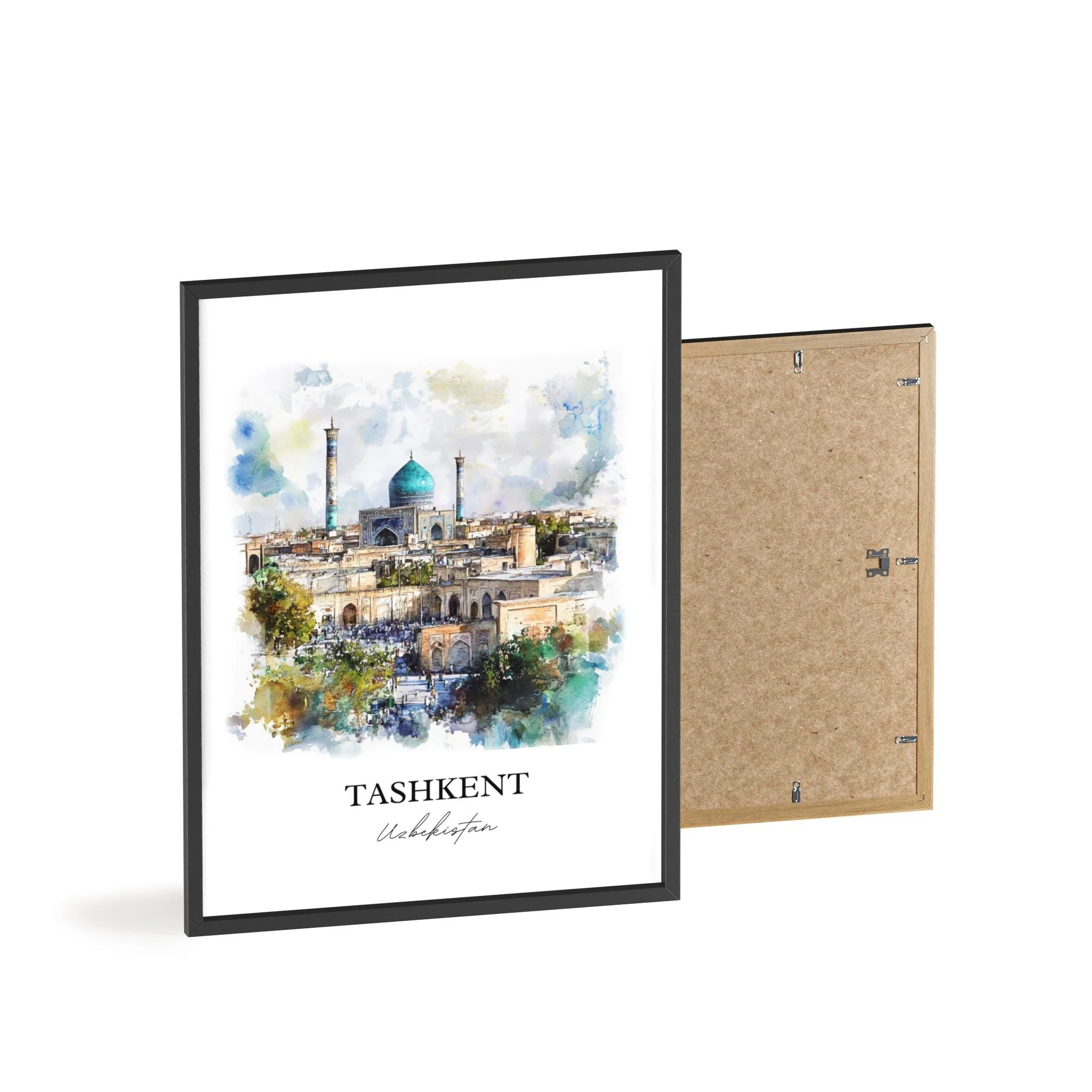 Tashkent, Uzbekistan – Watercolor Art Print - Image 8