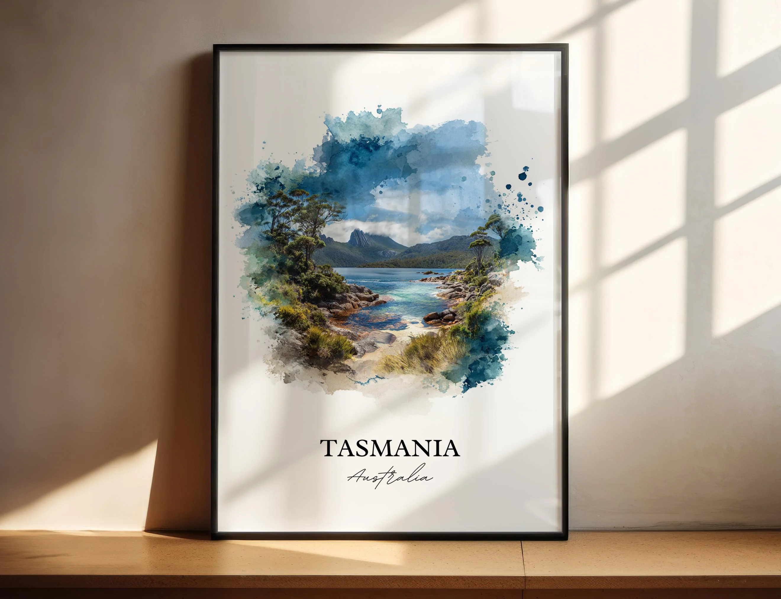 Tasmania, Australia – Watercolor Art Print